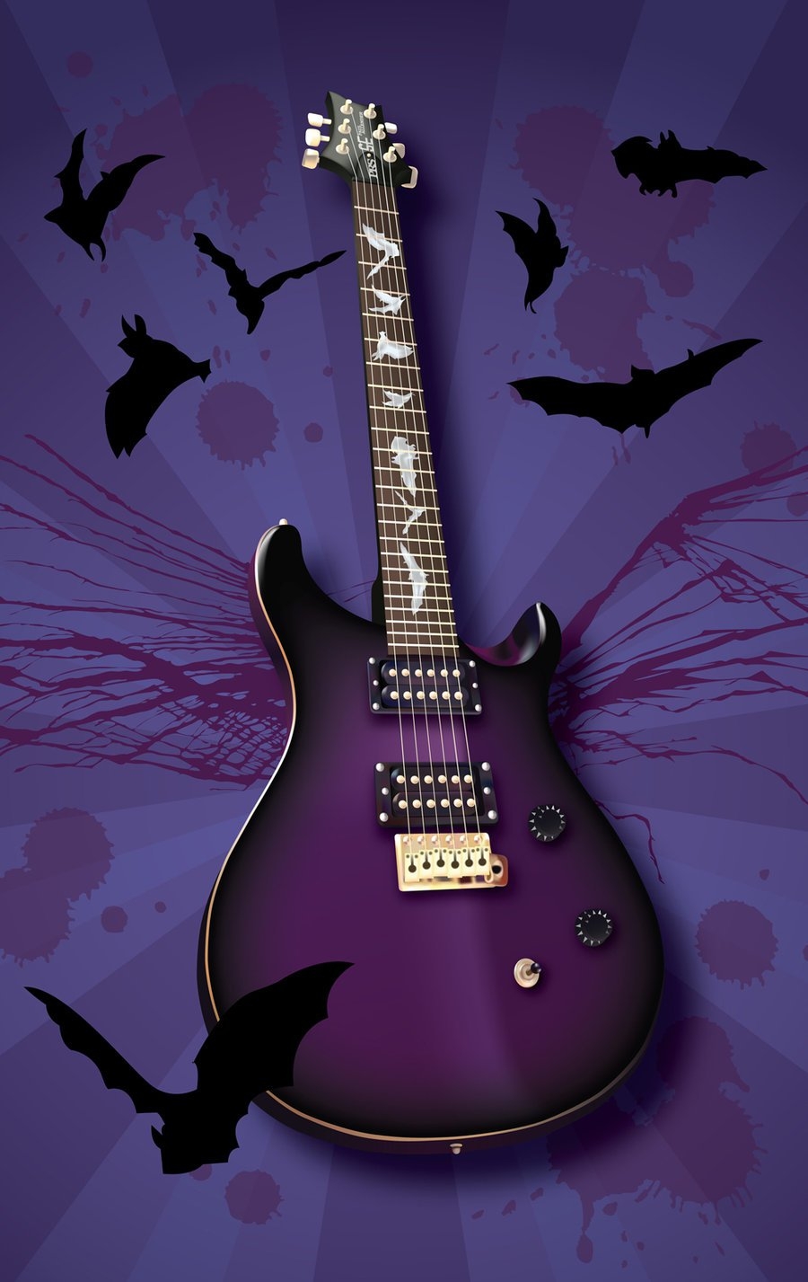 900x1430 Prs Guitar Wallpaper, Phone