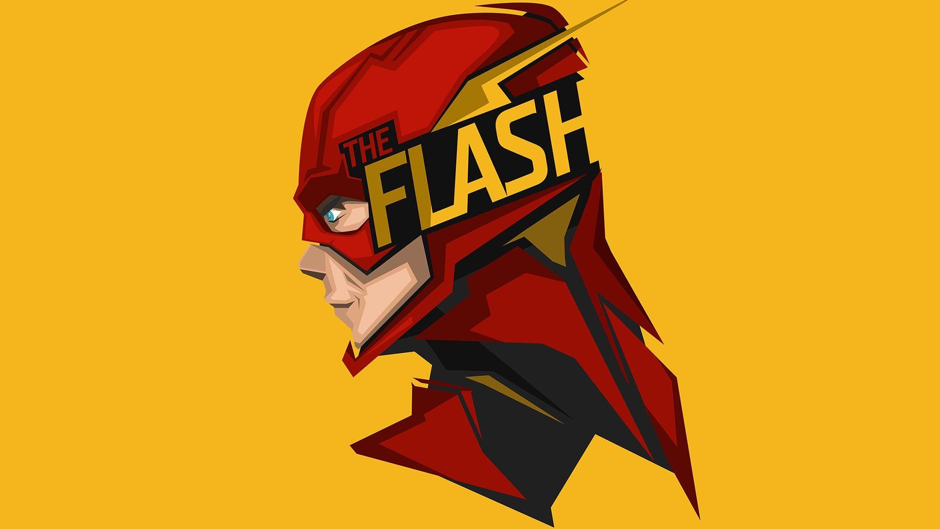 1920x1080 The Flash Abstract Art, HD Superheroes, 4k Wallpaper, Image, Desktop