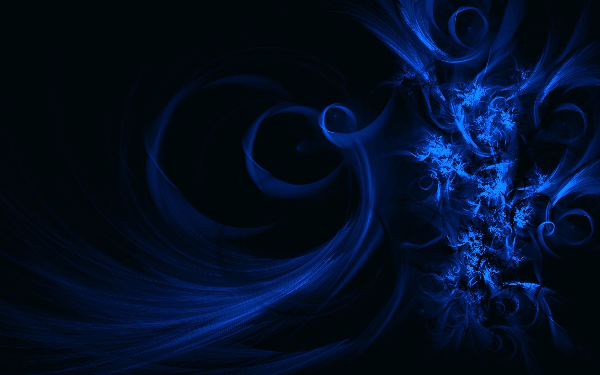 1920x1200 Blue Swirls Abstract desktop PC and Mac wallpaper, Desktop