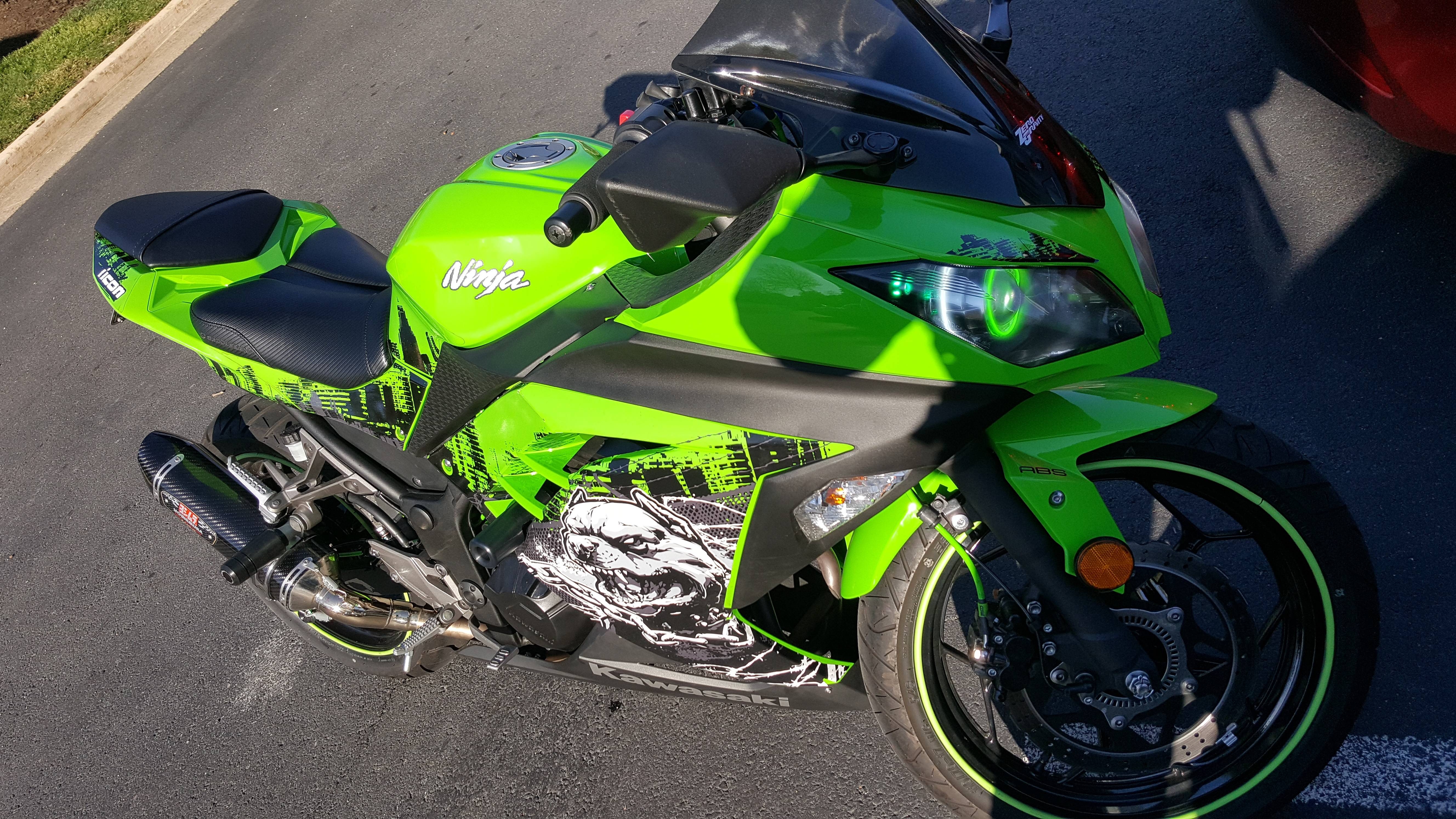 5320x2990 My modified Green Beast Ninja 300 ABS HD Wallpaper From, Desktop