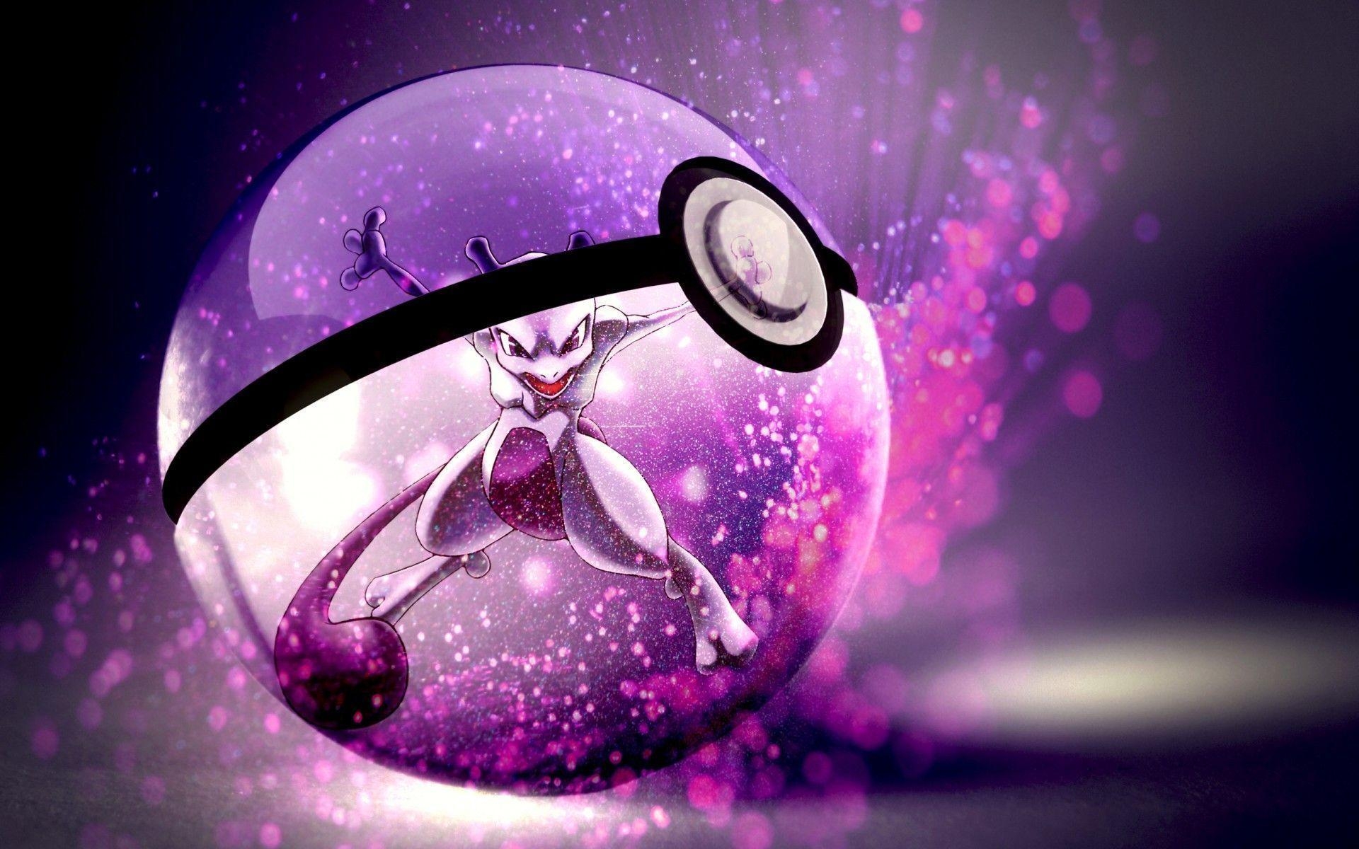 1920x1200 Pokemon Wallpaper Pokeball Mew, Desktop