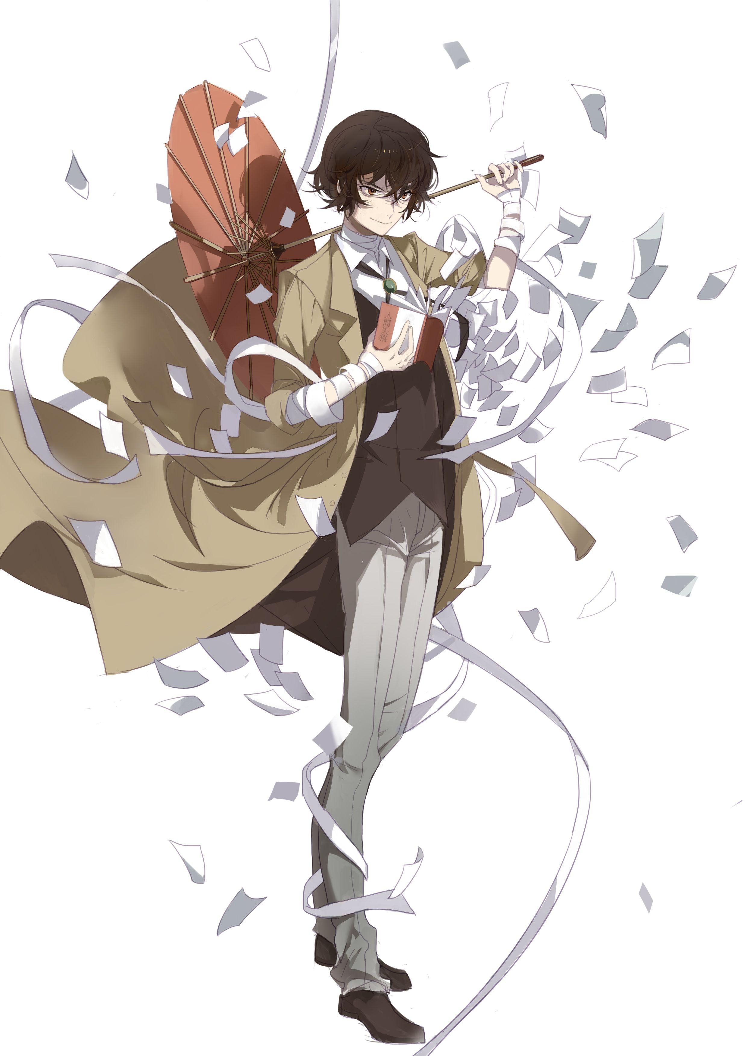 2480x3510 Dazai Osamu Stray Dogs Anime Image Board, Phone