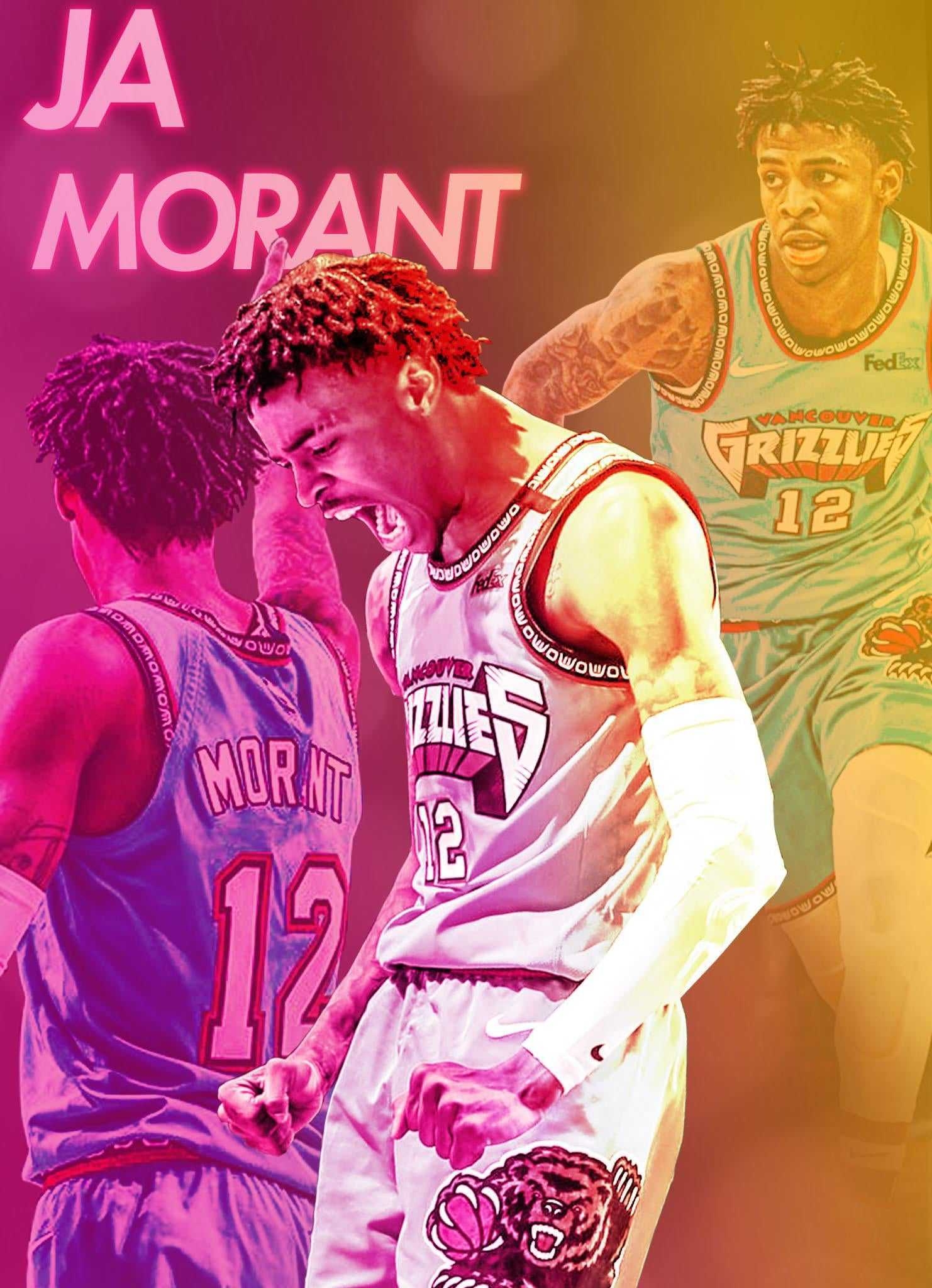 1490x2050 Ja Morant Wallpaper, Phone