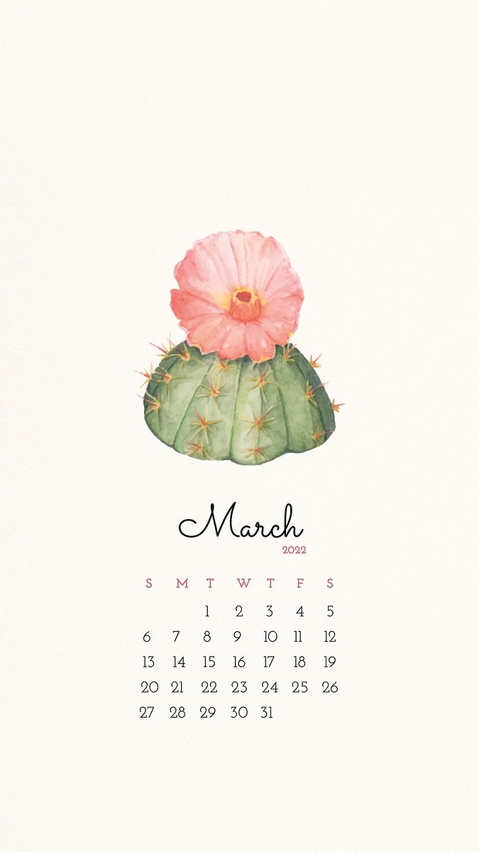 680x1200 March 2022 Calendar Wallpaper, Phone