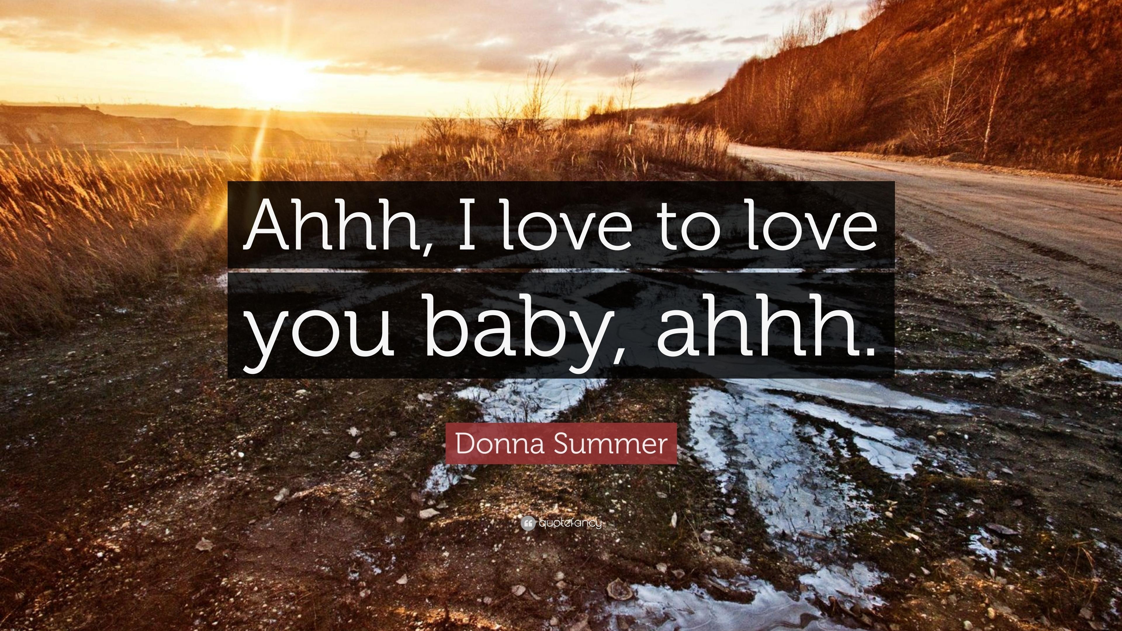 3840x2160 Donna Summer Quote: “Ahhh, I love to love you baby, ahhh.” 7, Desktop