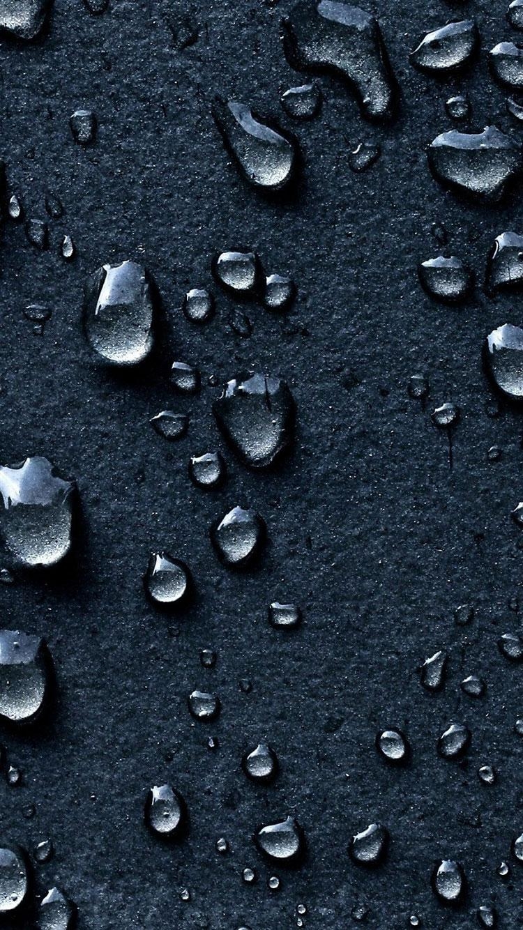 750x1340 iPhone Water Drop Wallpaper For Android, Phone