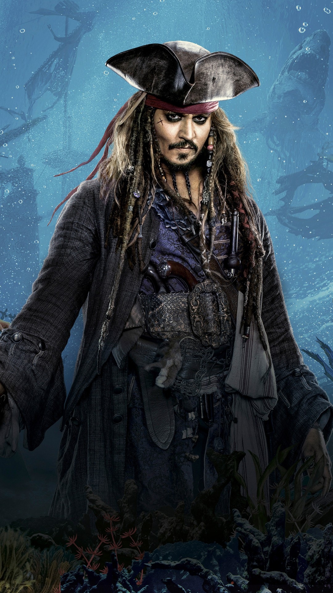 1080x1920 Pirates Of The Caribbean Dead Men Tell No Tales 4k iPhone 6 Plus Hot Desktop and background for your PC and mobile, Phone