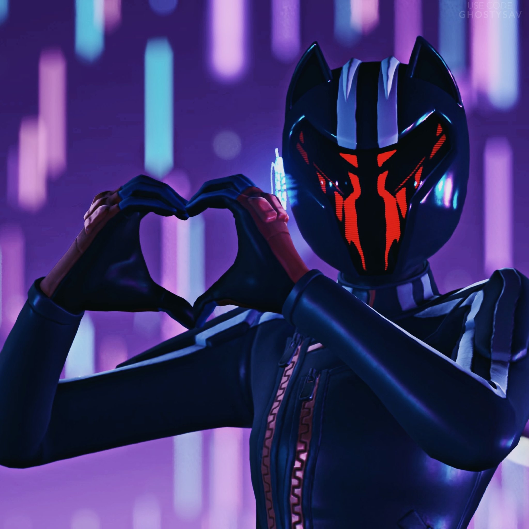 2050x2050 Panther Fortnite wallpaper, Phone