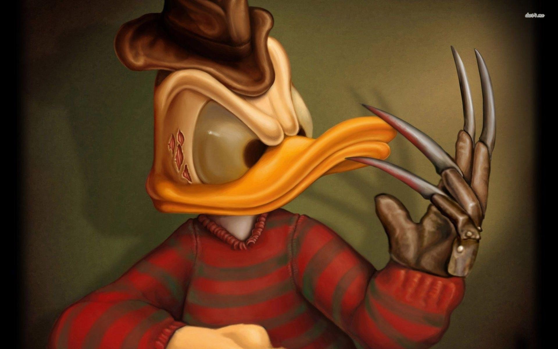 1920x1200 Donald Duck as Freddy Krueger wallpaper Art wallpaper, Desktop