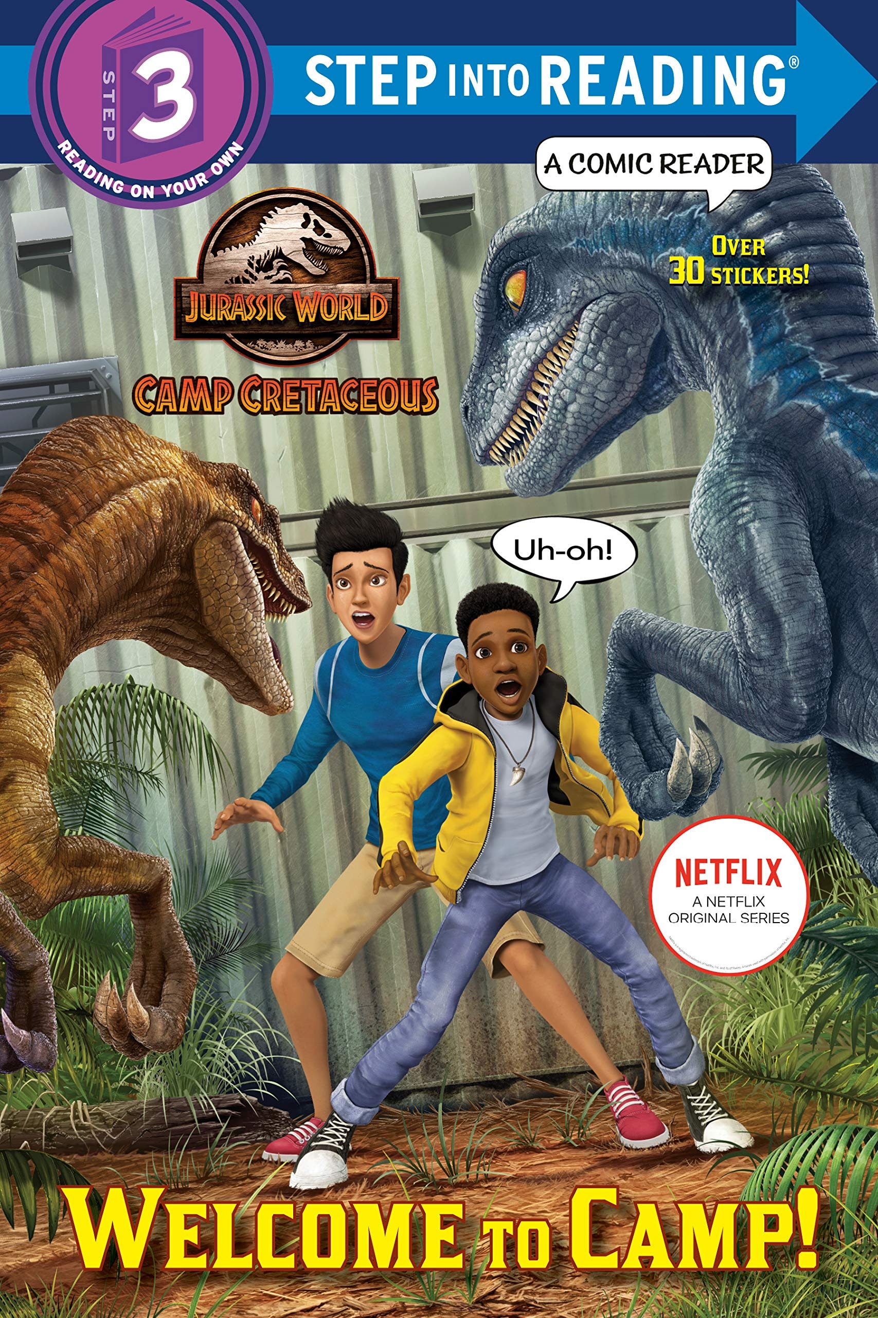 1710x2560 Welcome to Camp! (Jurassic World: Camp Cretaceous) (Step into Reading): Behling, Steve, Spaziante, Patrick: 9780593303351: Books, Phone