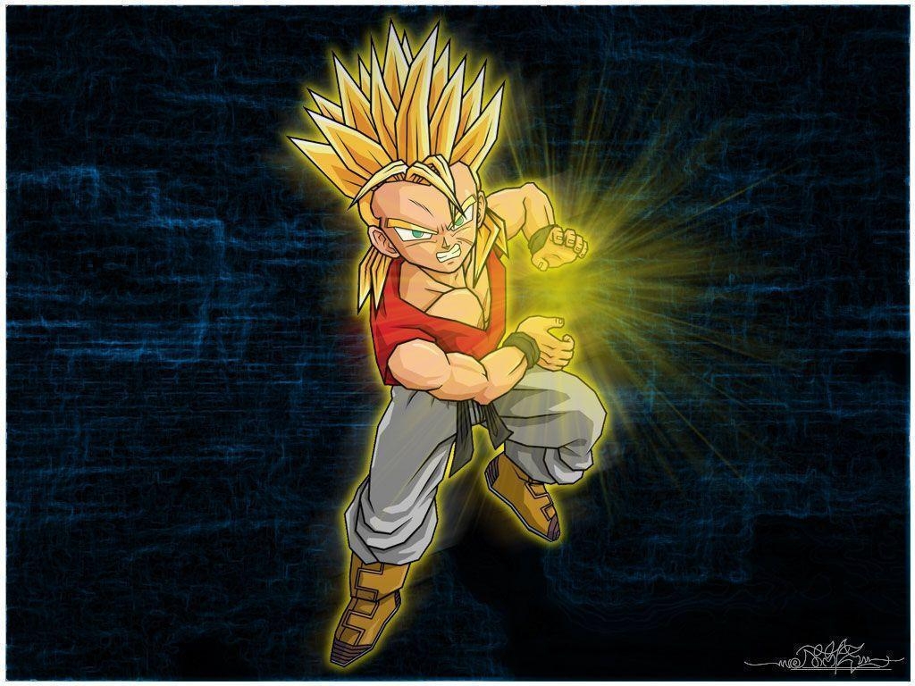 1030x770 DRAGON BALL Z WALLPAPERS: Kid Trunks super saiyan 1, Desktop