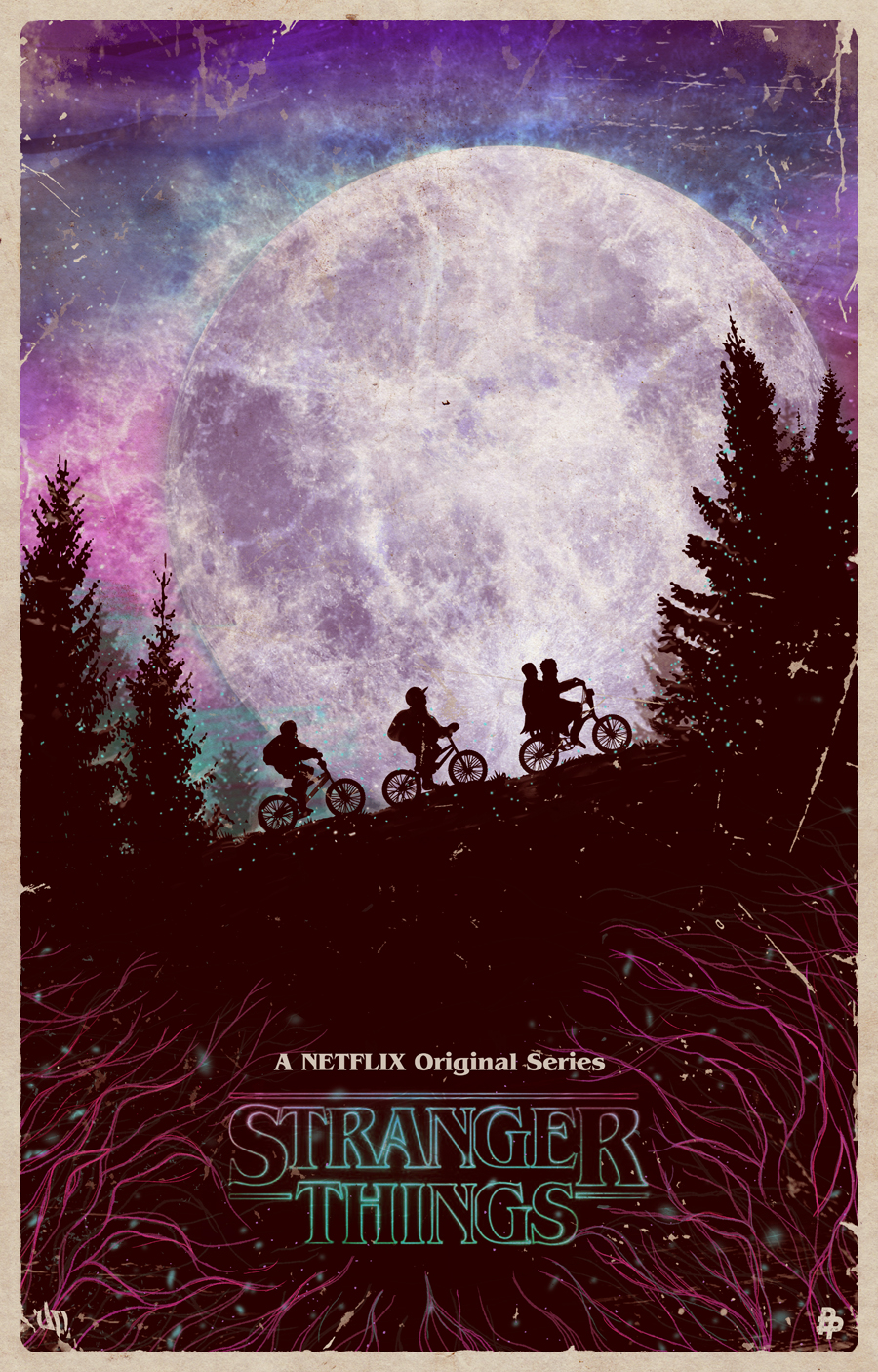 900x1410 stranger things phone wallpaper, celestial event, poster, sky, moonlight, text, Phone