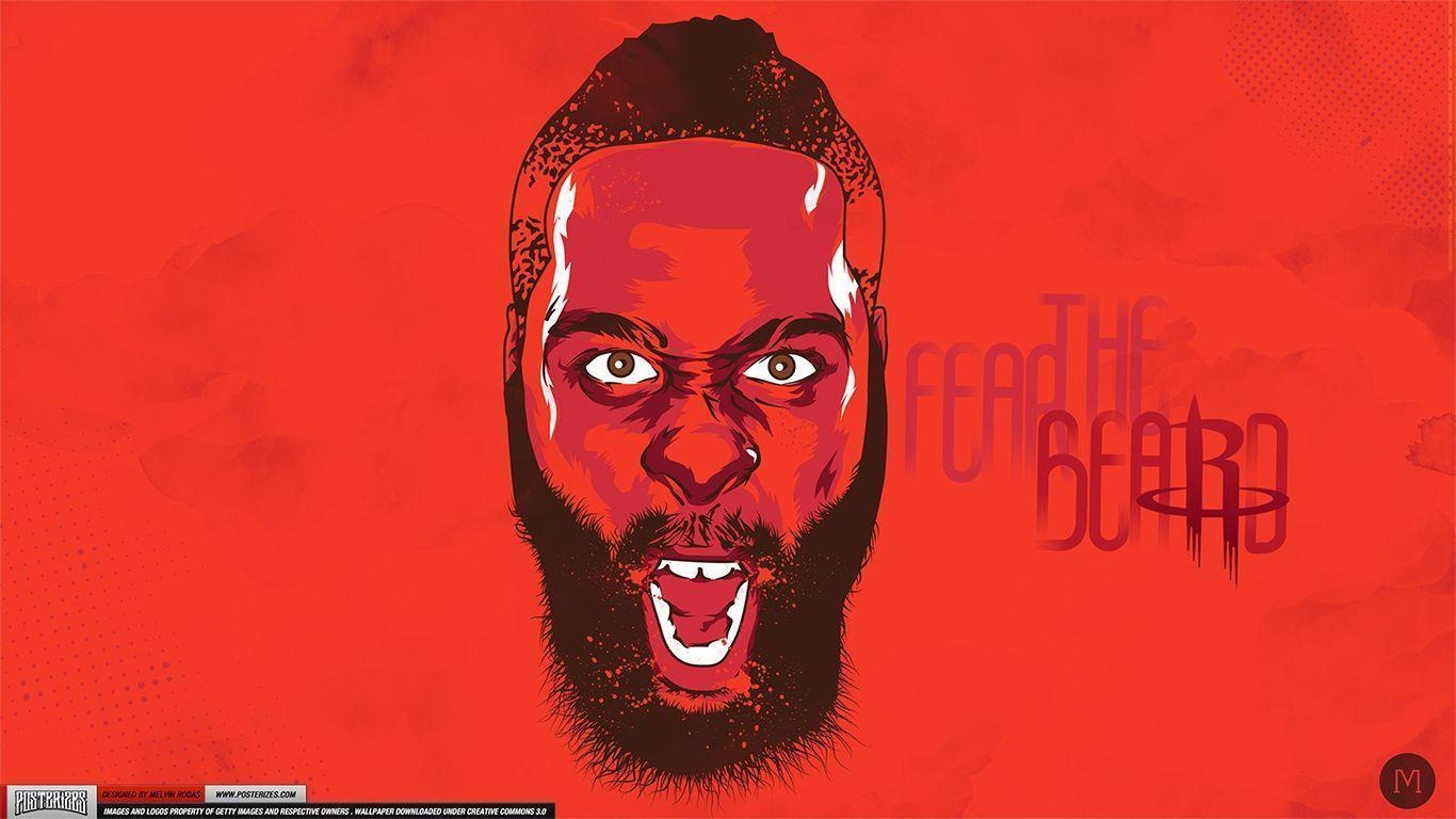 1370x770 James Harden Houston Rockets Wallpaper, Desktop