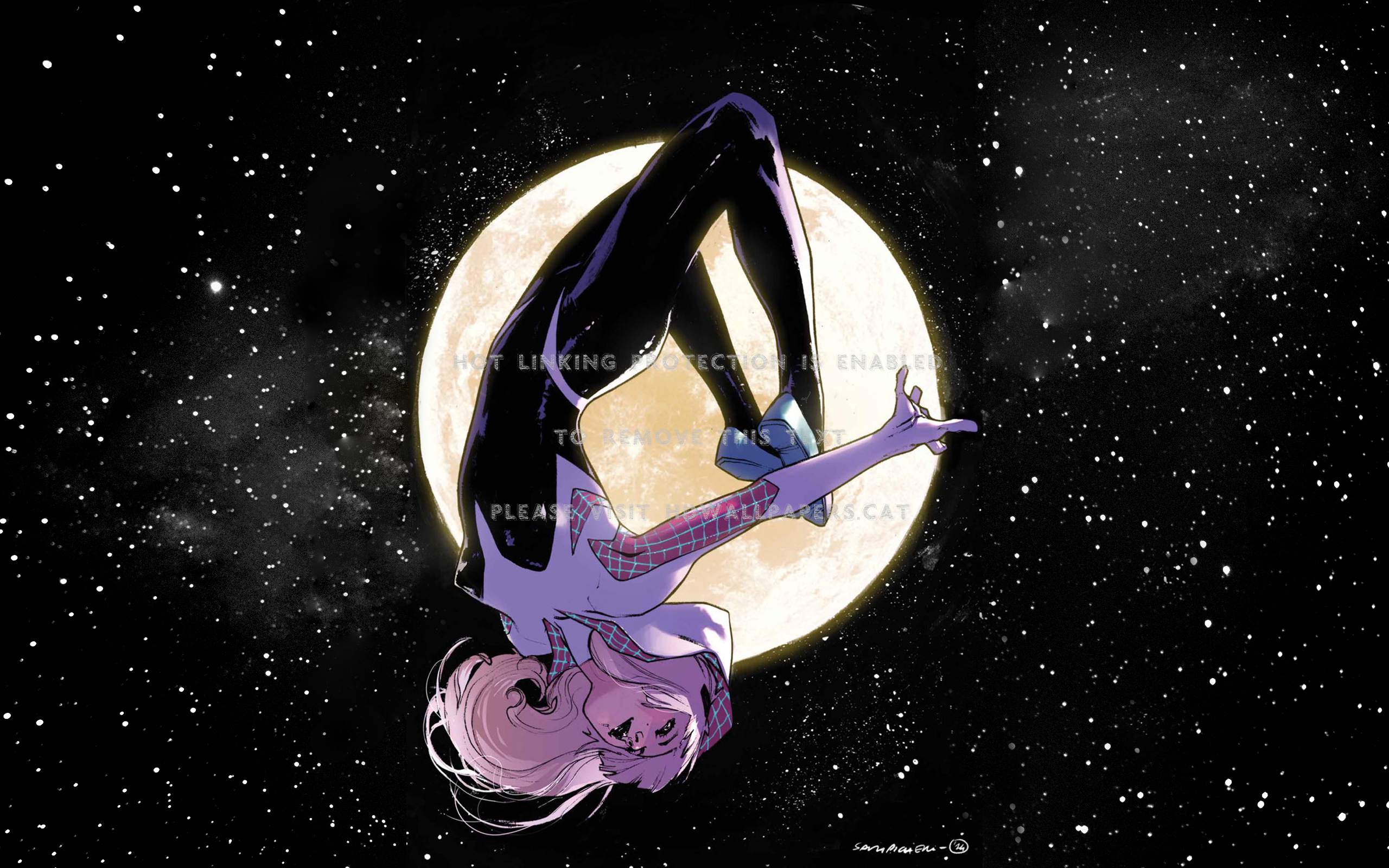 2560x1600 Spider Gwen Illustration Marvel Comics, Desktop