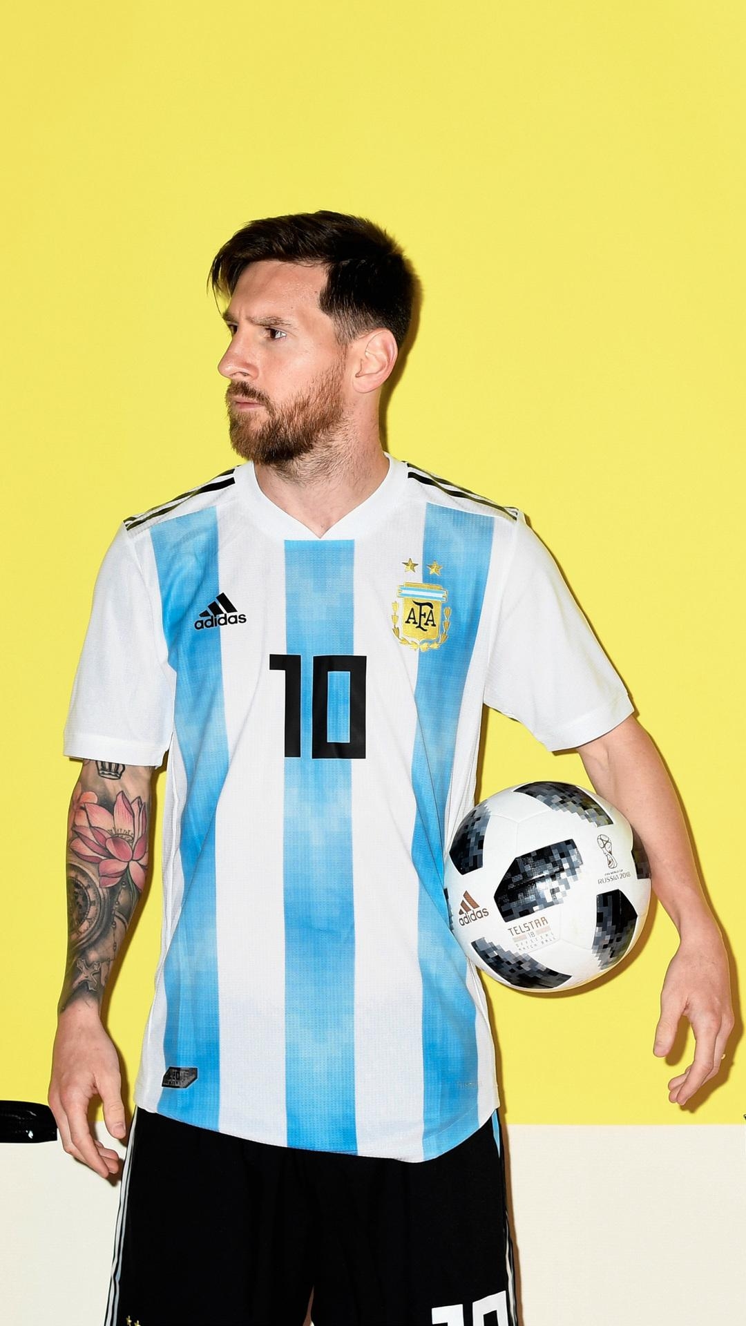 1080x1920 Lionel Messi Argentina Portrait 2018 iPhone 6s, 6, Phone