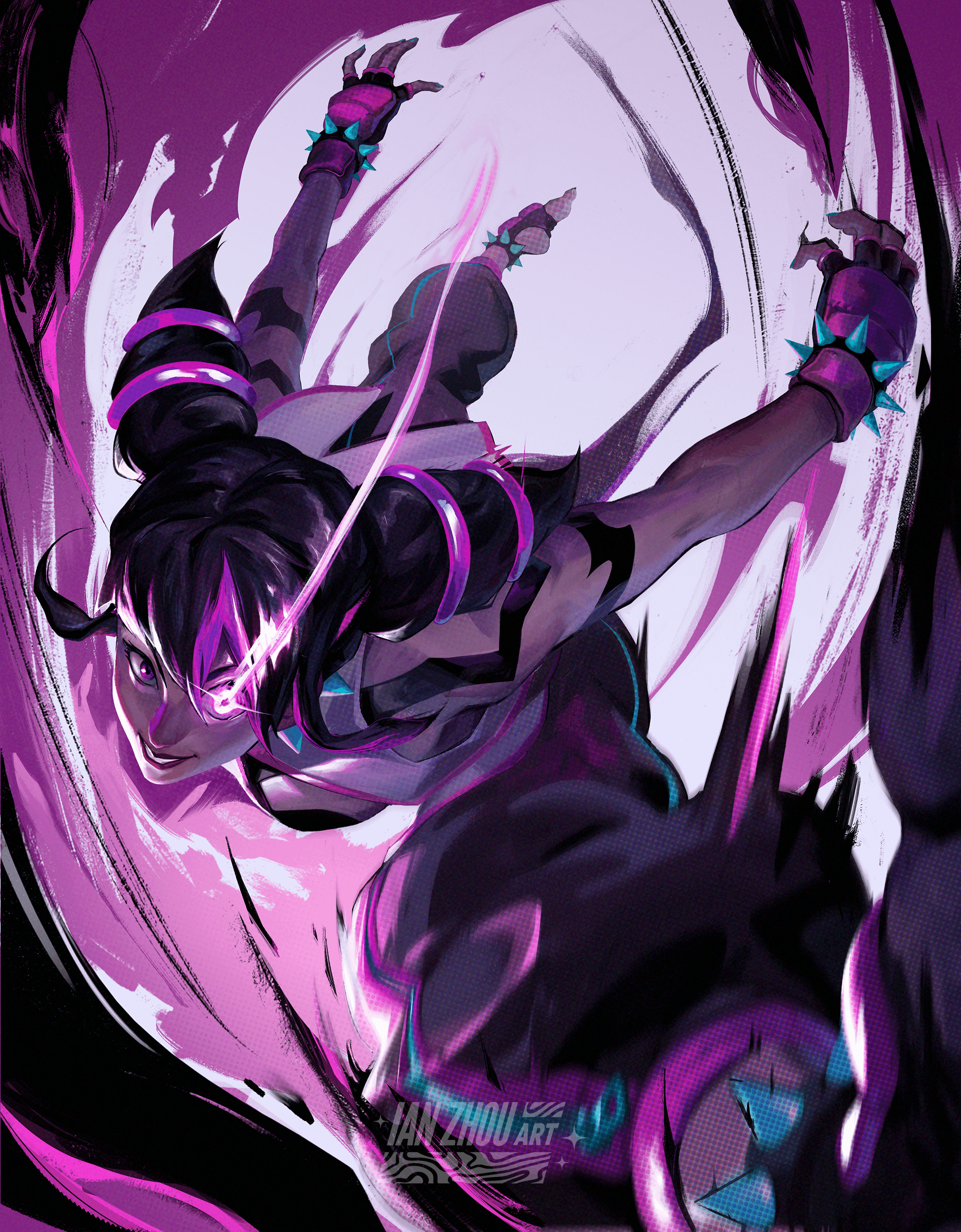 2000x2570 Juri Fighter 6 by me! :), r, Phone