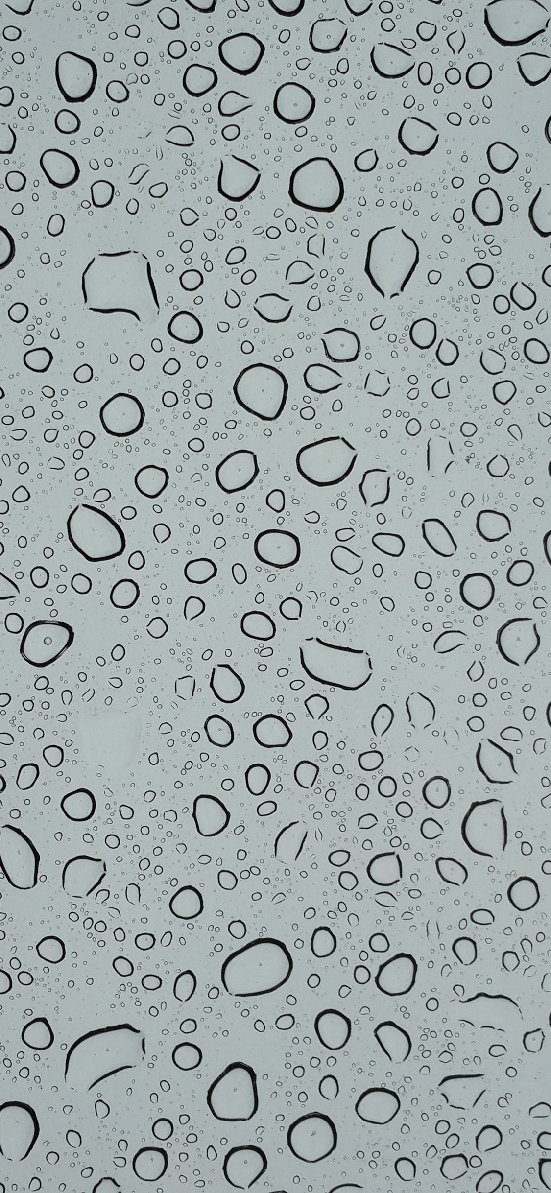 1130x2440 iPhone X wallpaper. pattern background water rain, Phone