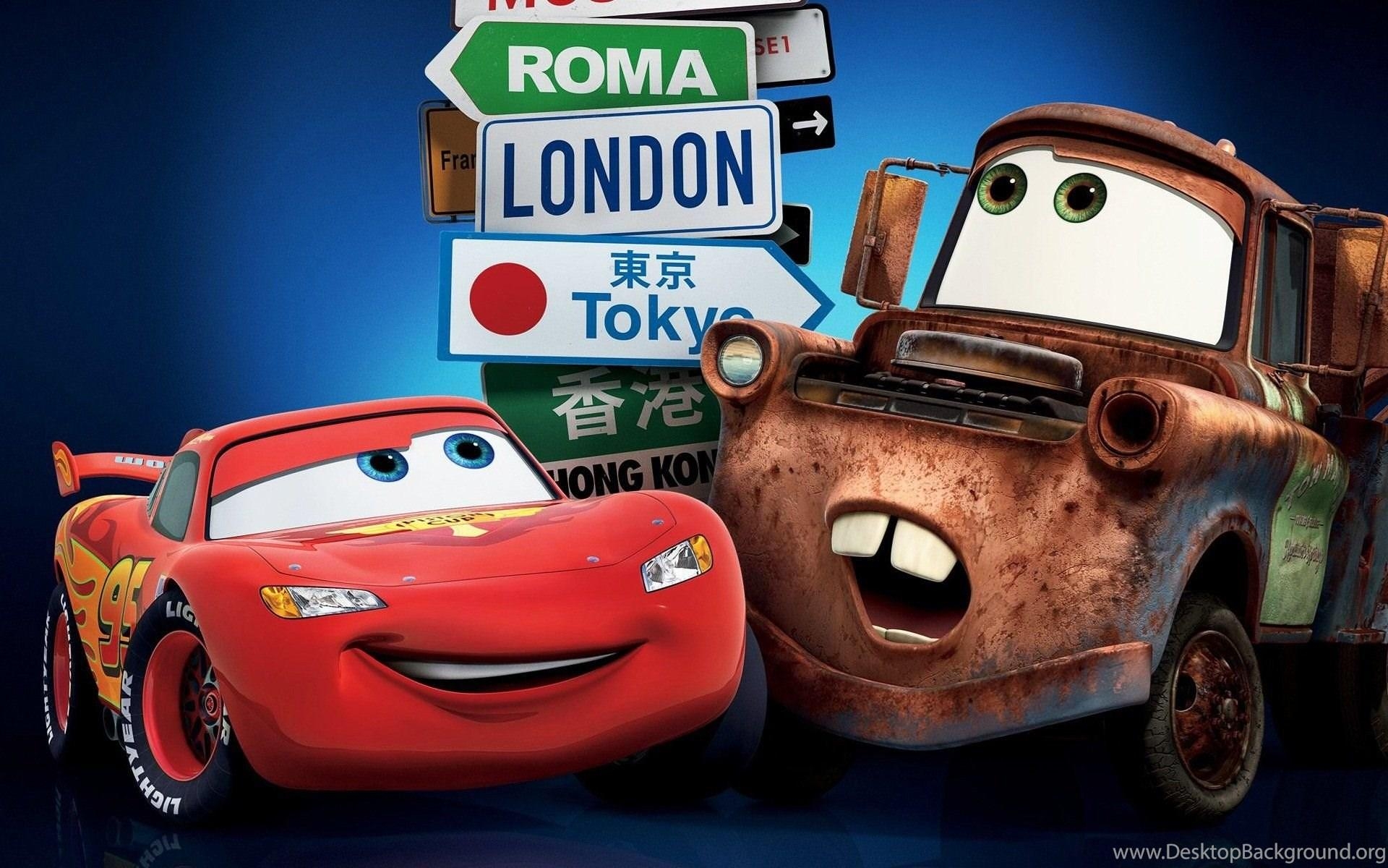 1920x1200 Lightning McQueen Mater Cars Cartoon Wallpaper Desktop Background, Desktop