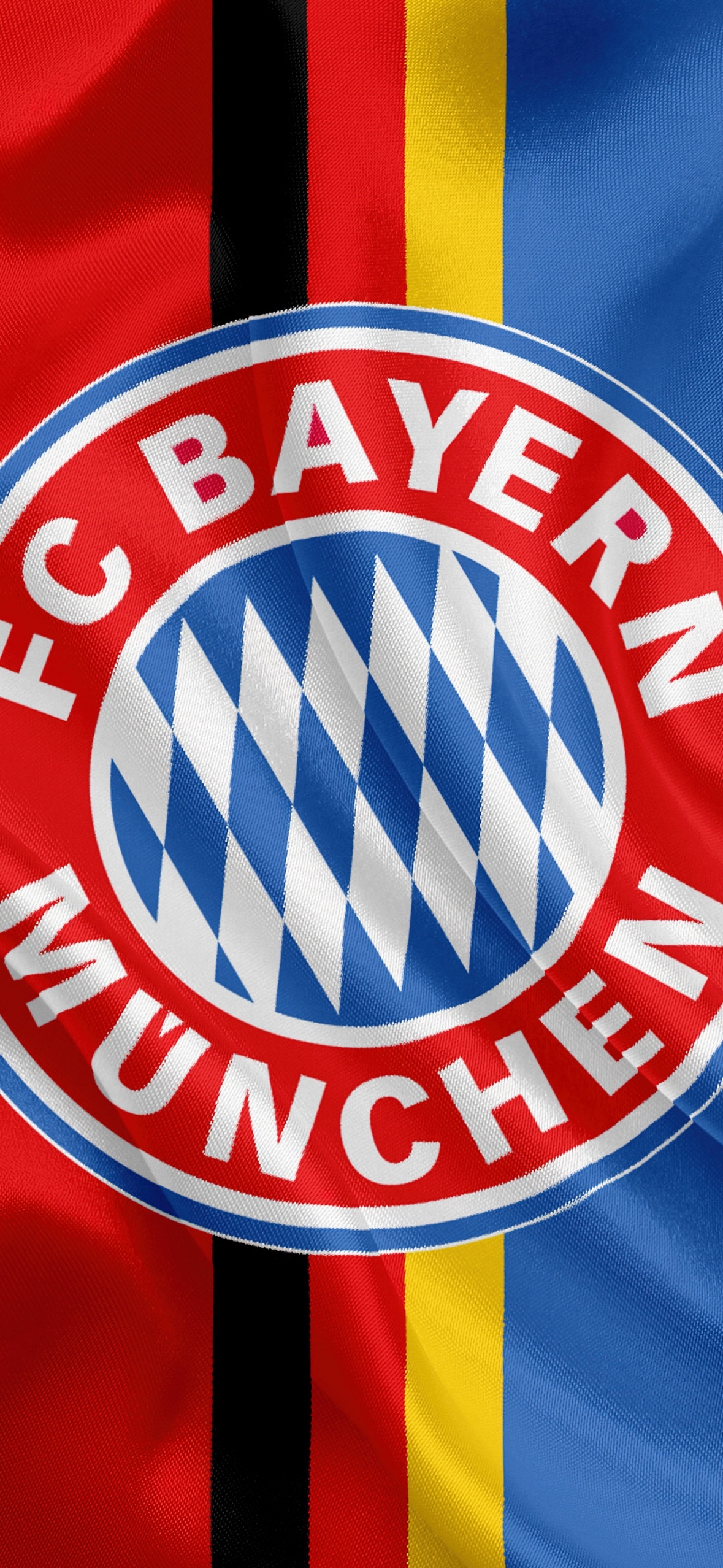 1180x2560 FC Bayern Munich Wallpaper 4K, Flag, Phone