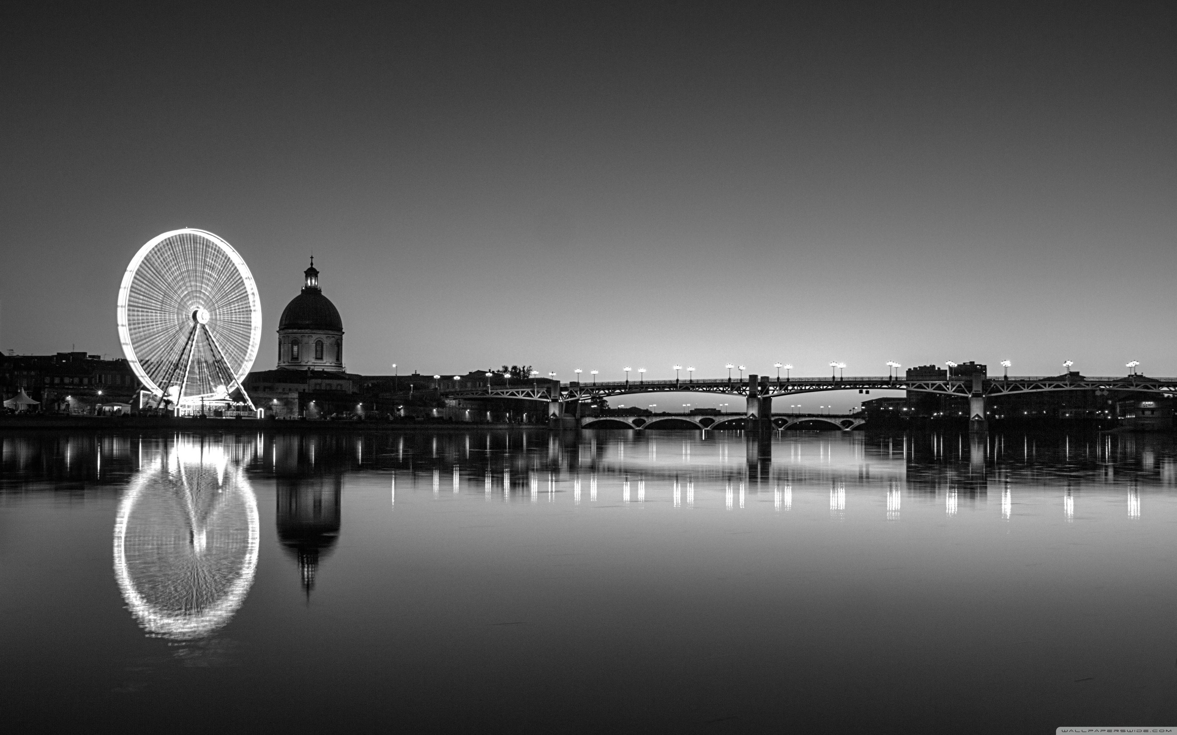 3840x2400 Toulouse Black and White ❤ 4K HD Desktop Wallpaper for • Dual, Desktop