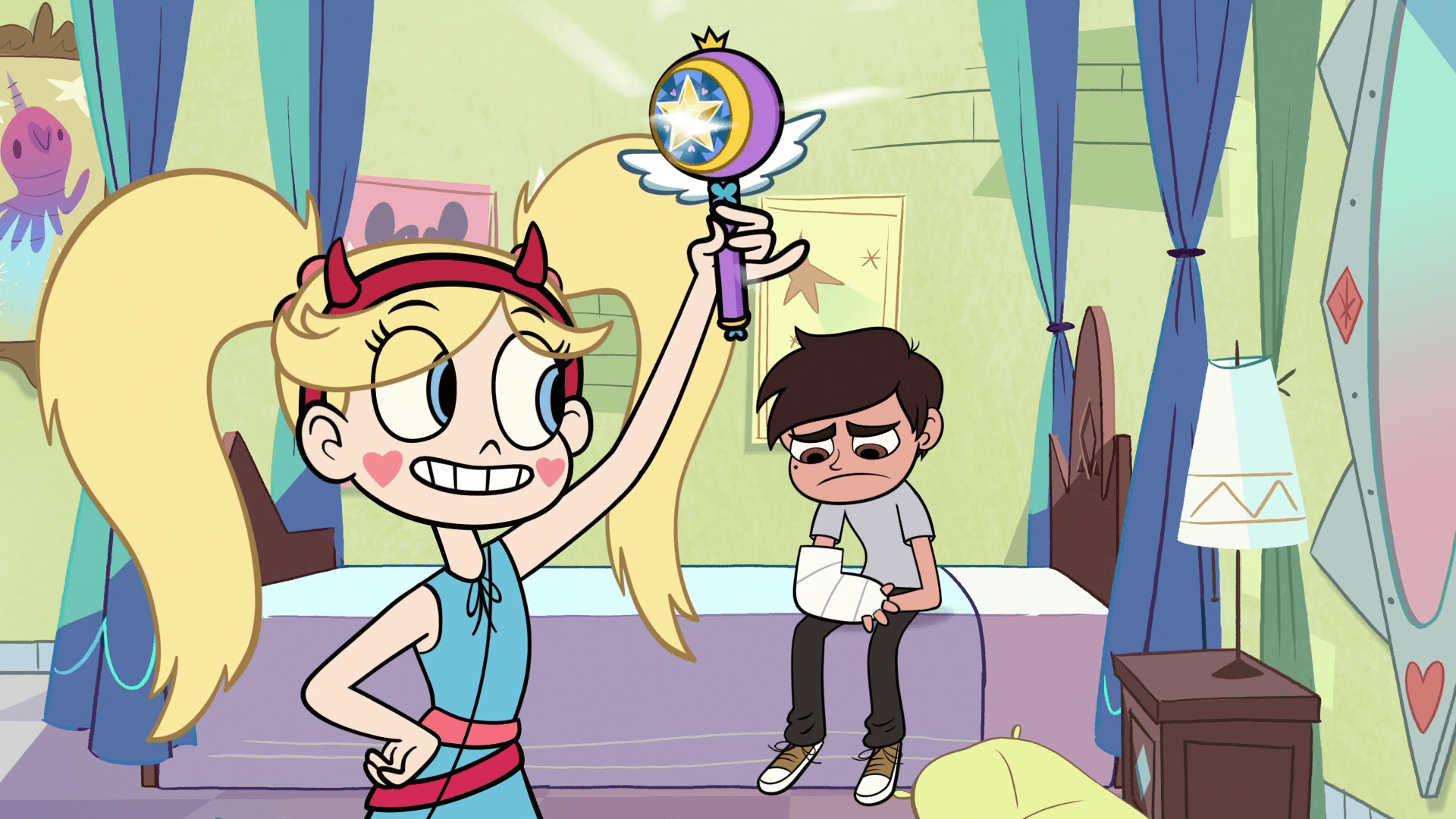 1920x1080 S1E5 Star with pigtails.png. Star vs. the Forces of Evil, Desktop