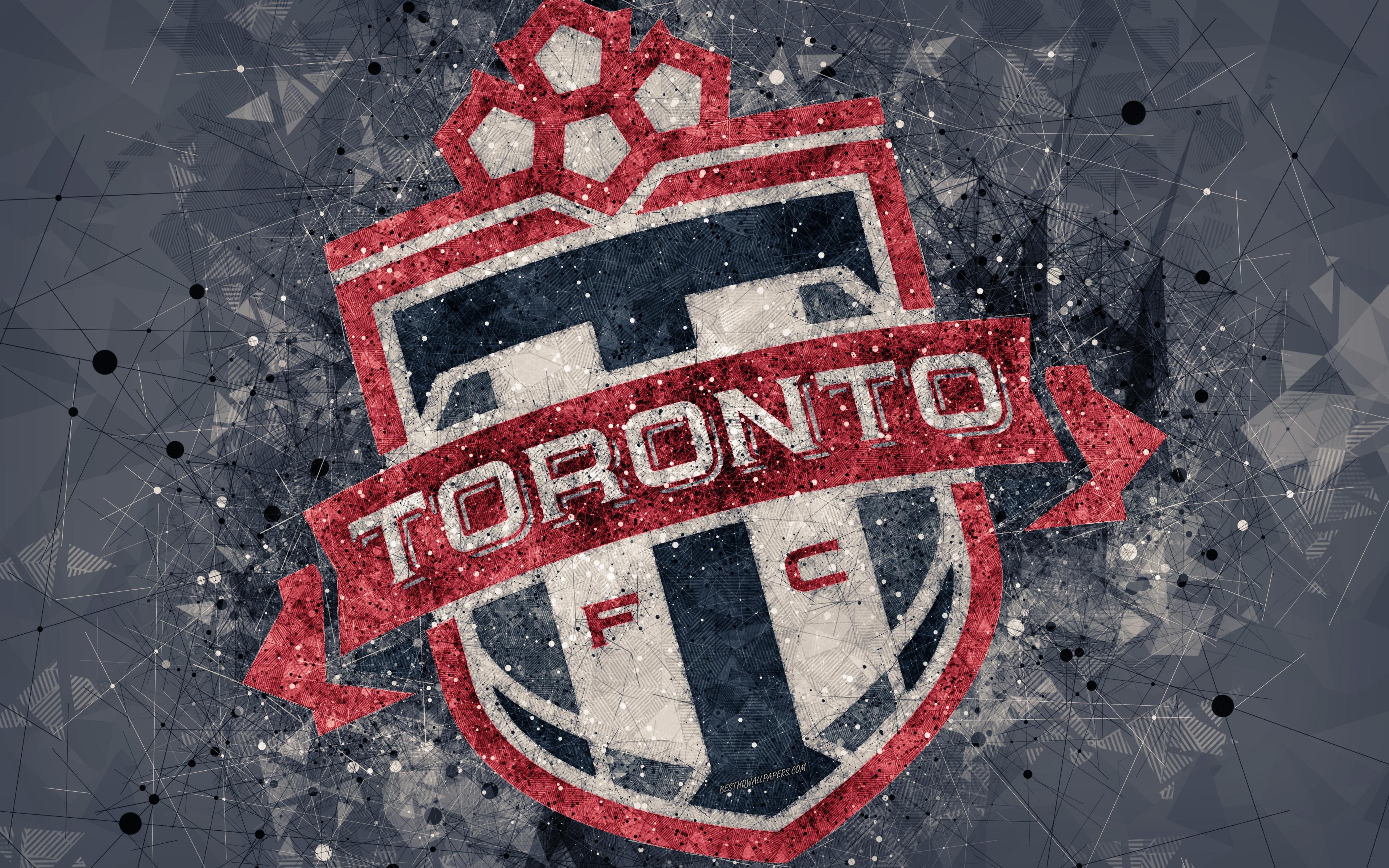 3840x2400 Download wallpaper Toronto FC, 4k, American soccer club, logo, Desktop