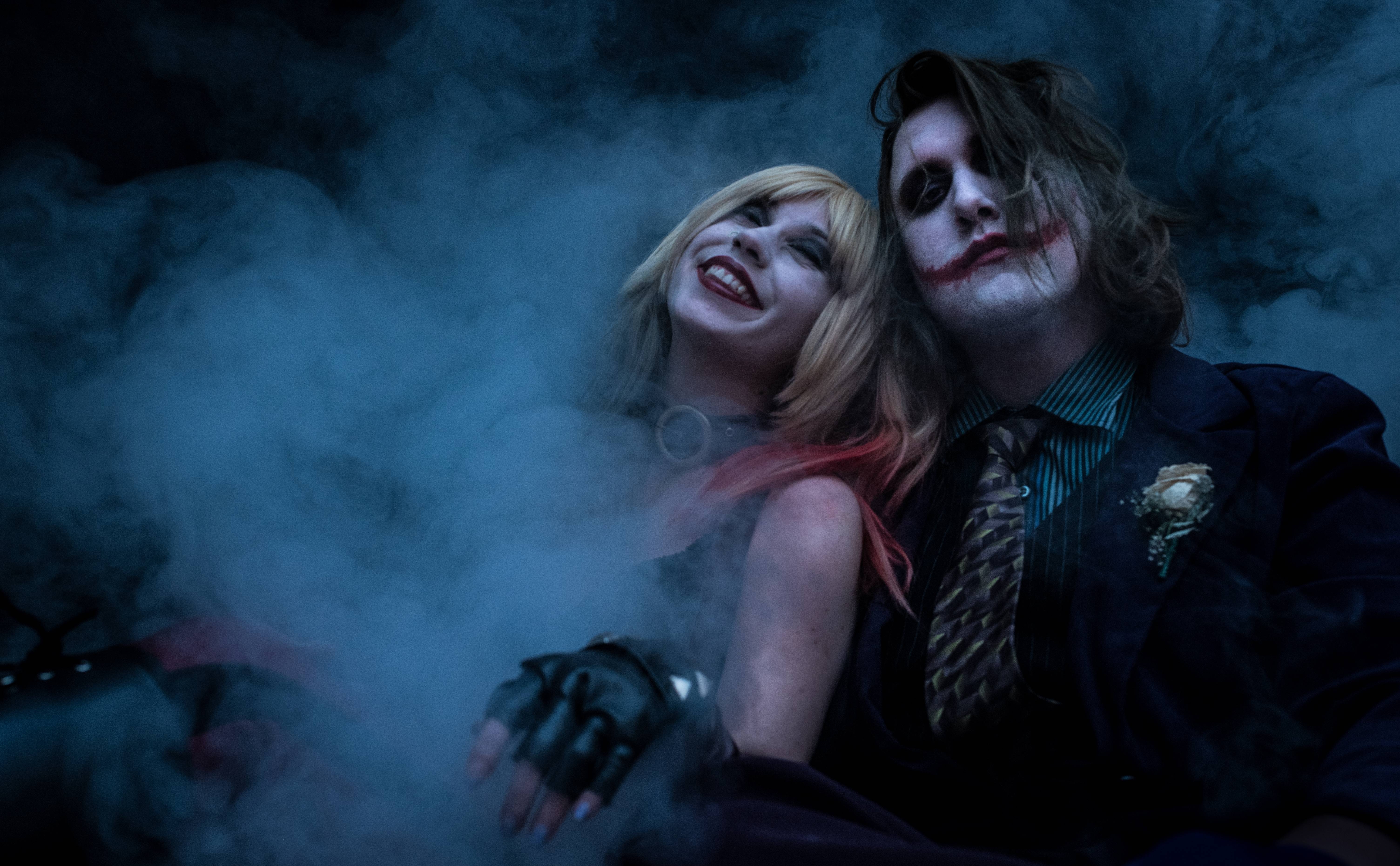 6020x3720 Joker And Harley Quinn 5k Cosplay, HD Superheroes, 4k Wallpaper, Desktop