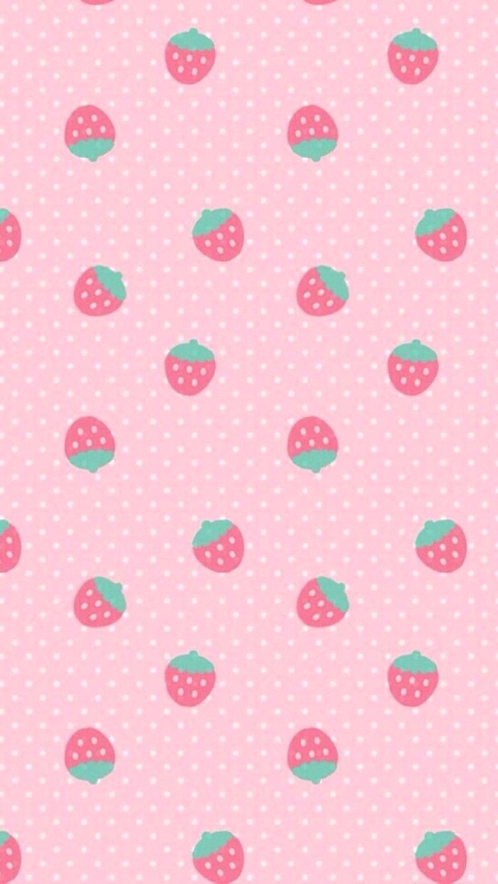 700x1250 ✿Strawberries iPhone5 Wallpaper. Pattern wallpaper, Pretty, Phone