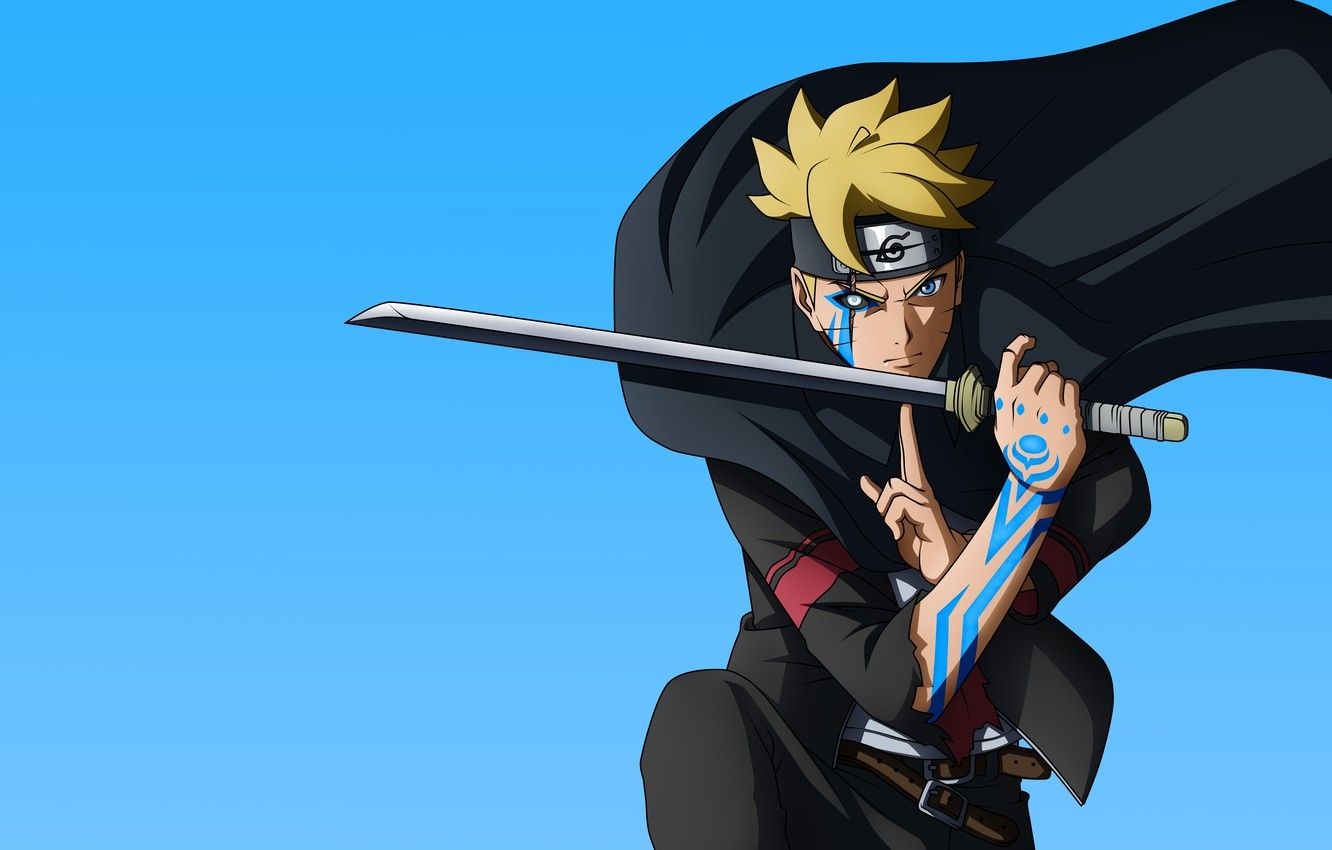 1340x850 Wallpaper sword, Naruto, karma, tatto, Boruto image for desktop, section прочее, Desktop