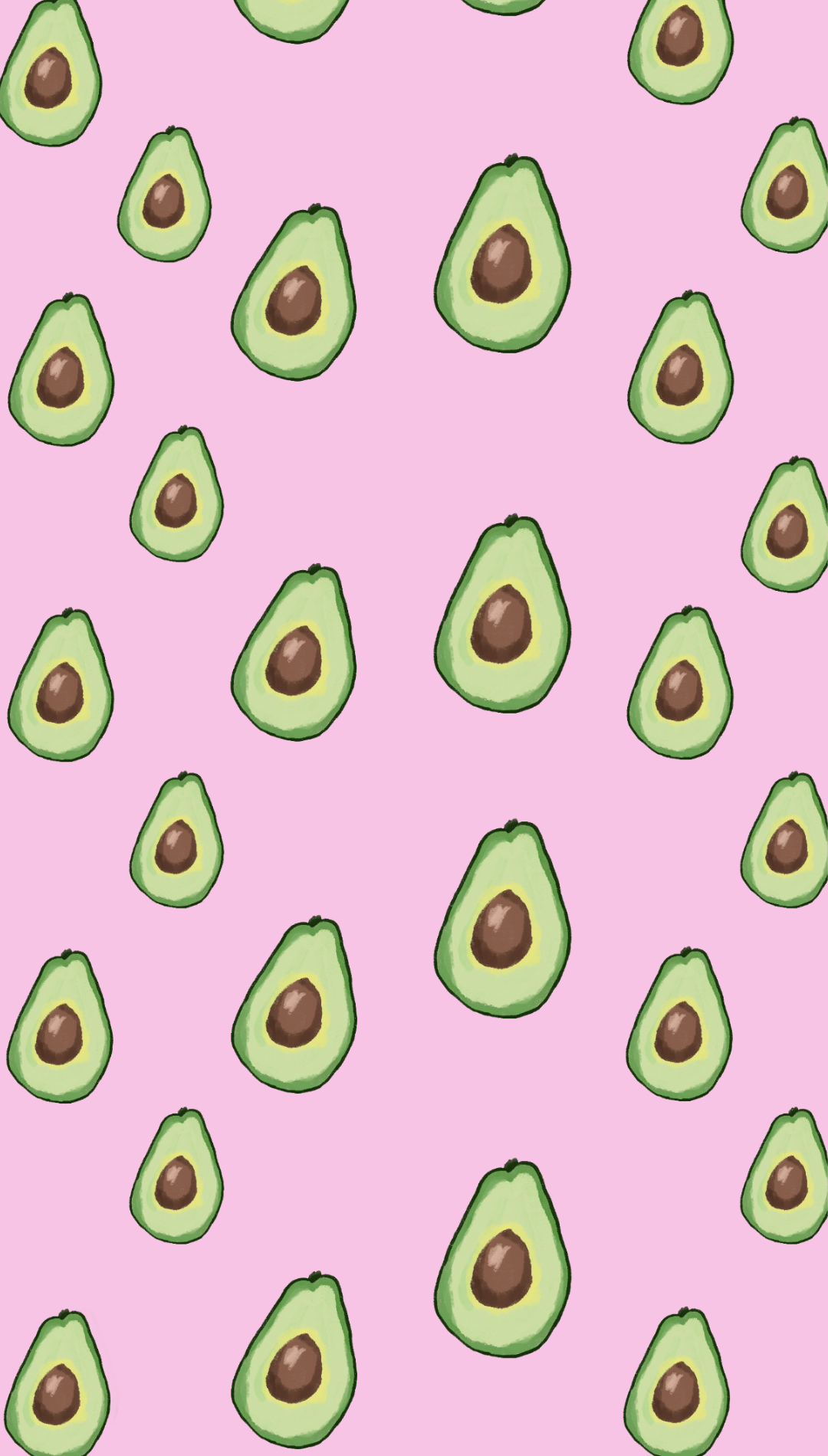 1080x1900 Cute Avocado Wallpaper Background, Phone