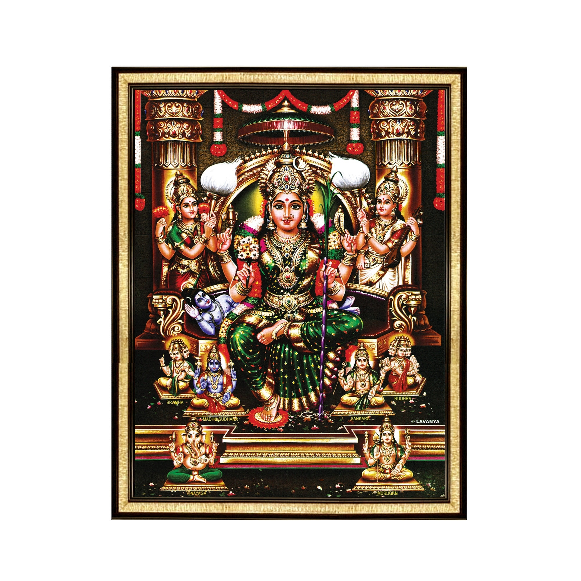 2000x2000 Buy Rajarajeswari Resting on the Supine Body of Sadashiva Digital Online in India, Phone