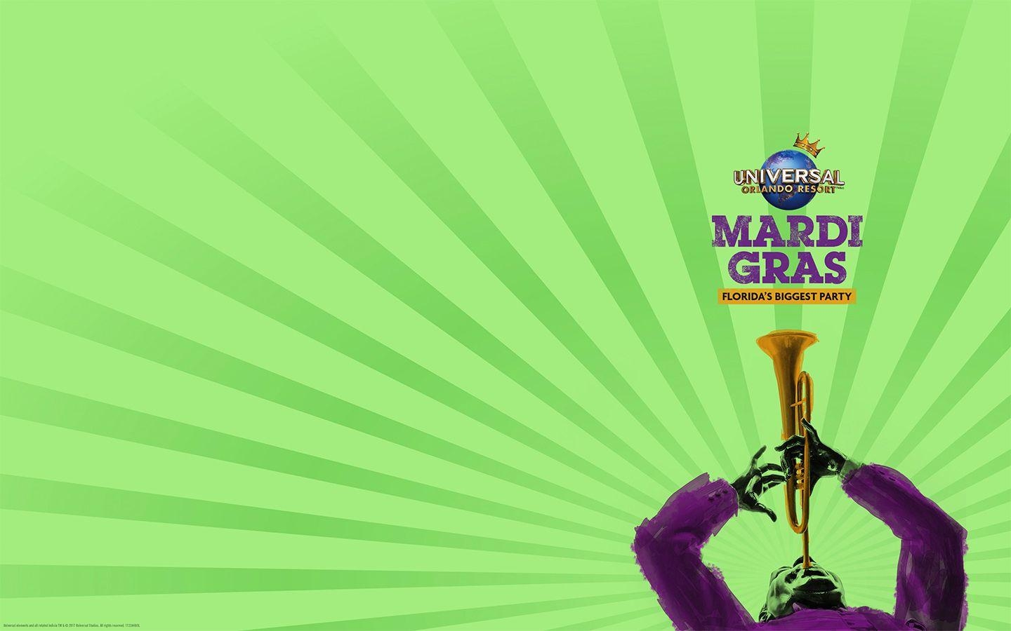 1440x900 Universal Orlando Close Up. Celebrate Universal's Mardi Gras, Desktop