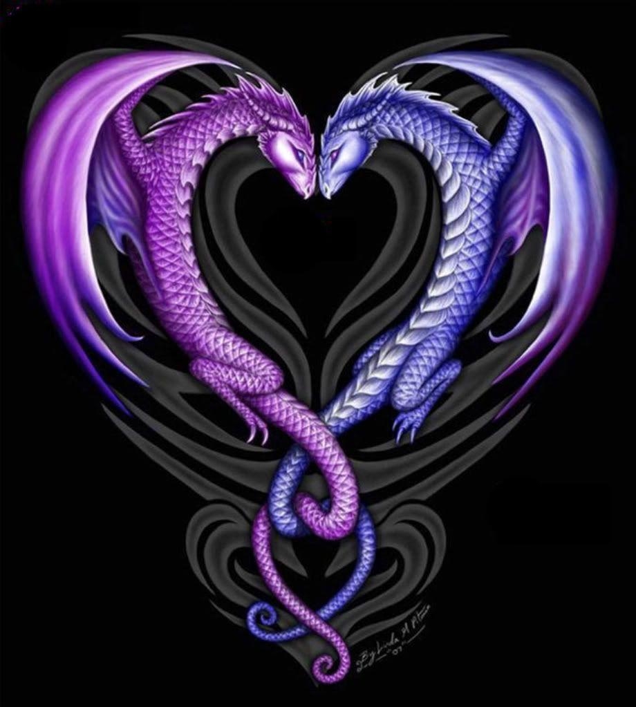 920x1030 Purple Dragon Wallpaper, Phone