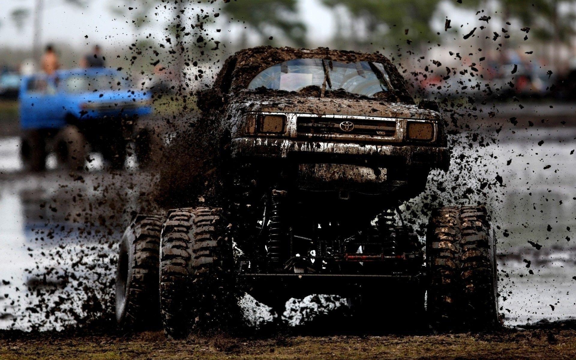 1920x1200 Toyota SUV covered in mud wallpaper and image, Desktop