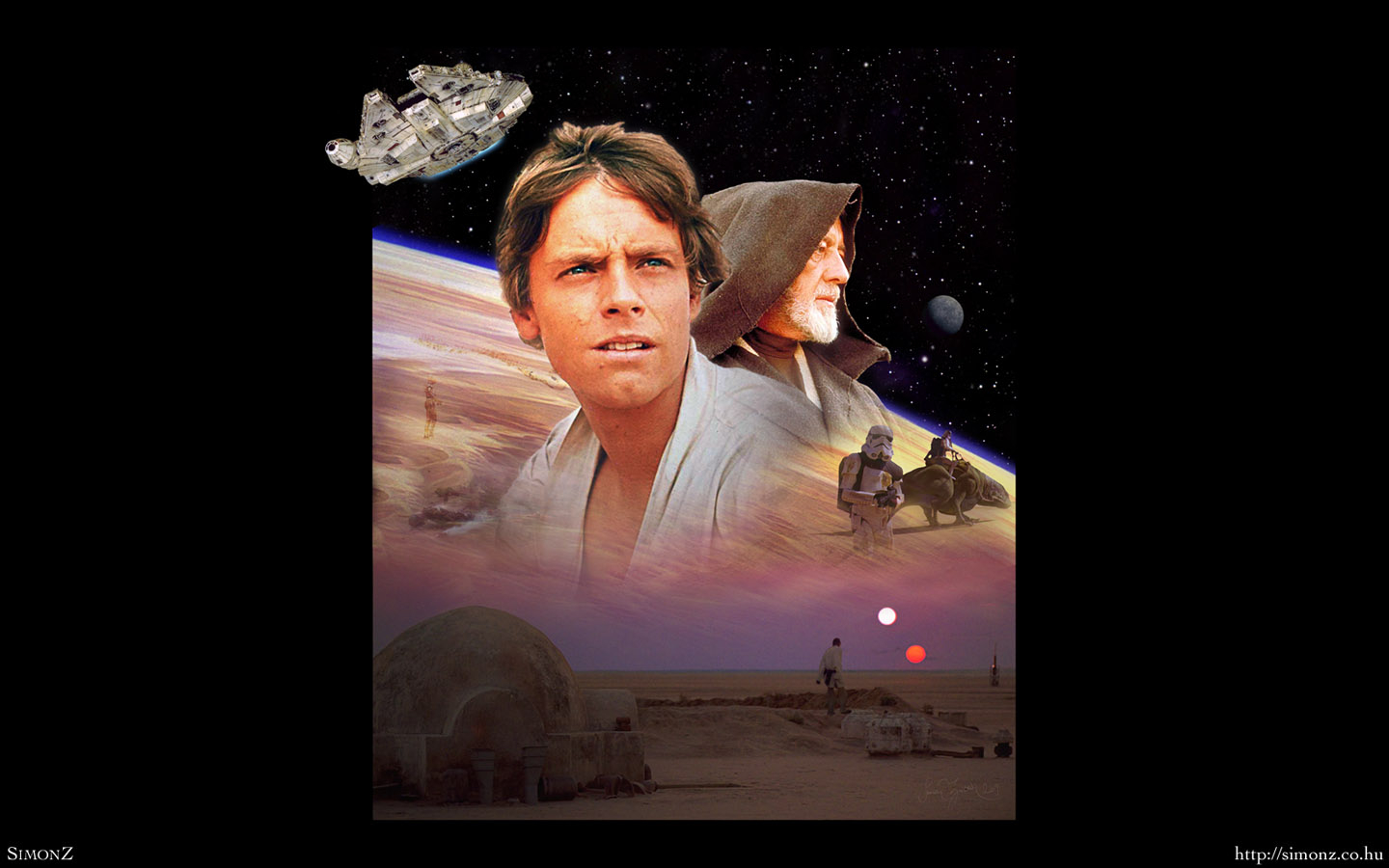 1440x900 Tatooine Skywalker Wallpaper, Desktop