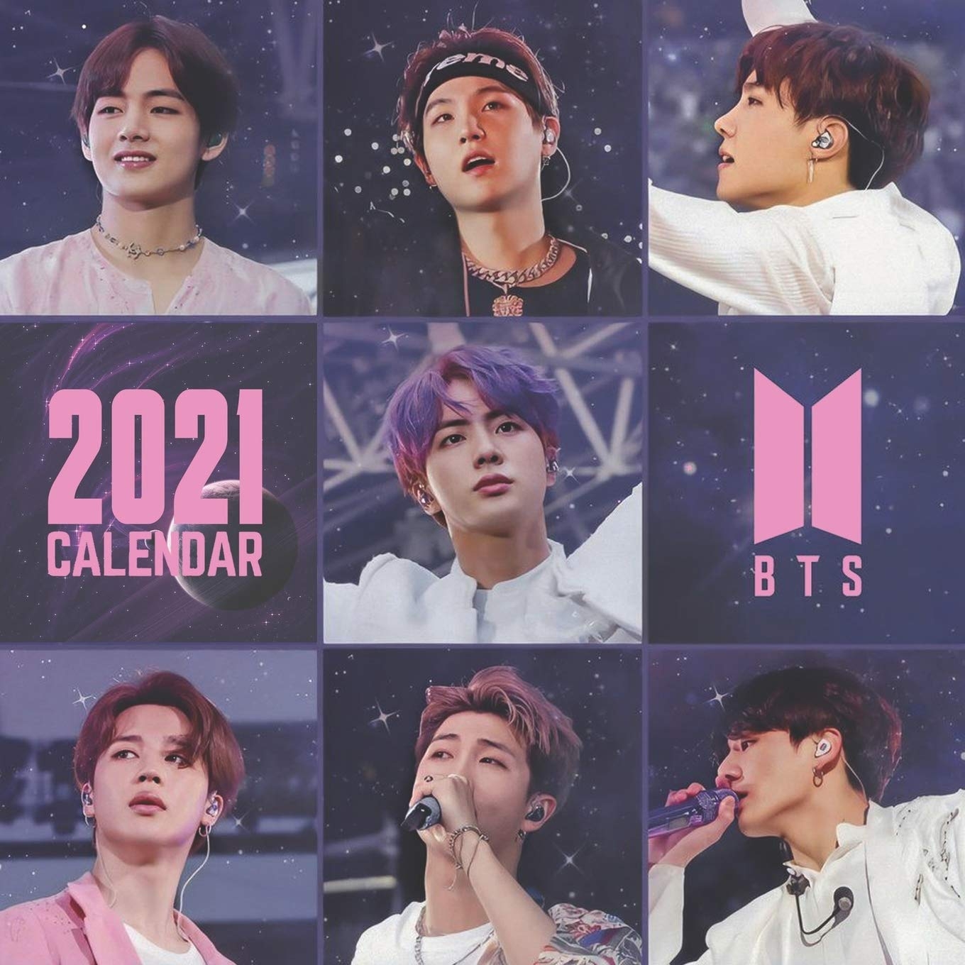 1360x1360 BTS Calendar 2021: OFFICIAL Calendar 2021 2022: Store, Adam: 9798590137893: Books, Phone