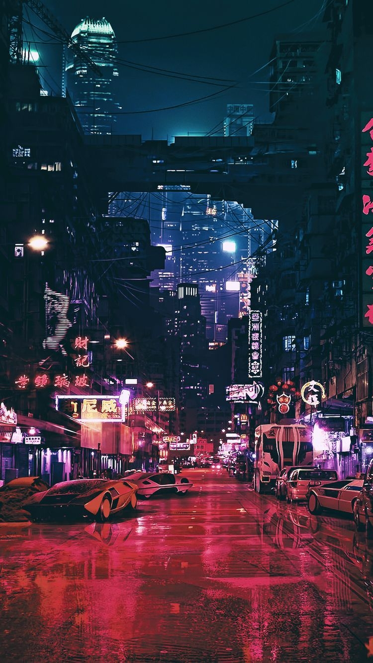 750x1340 Cyberpunk IPhone Wallpaper Free.wallpaperaccess.com, Phone