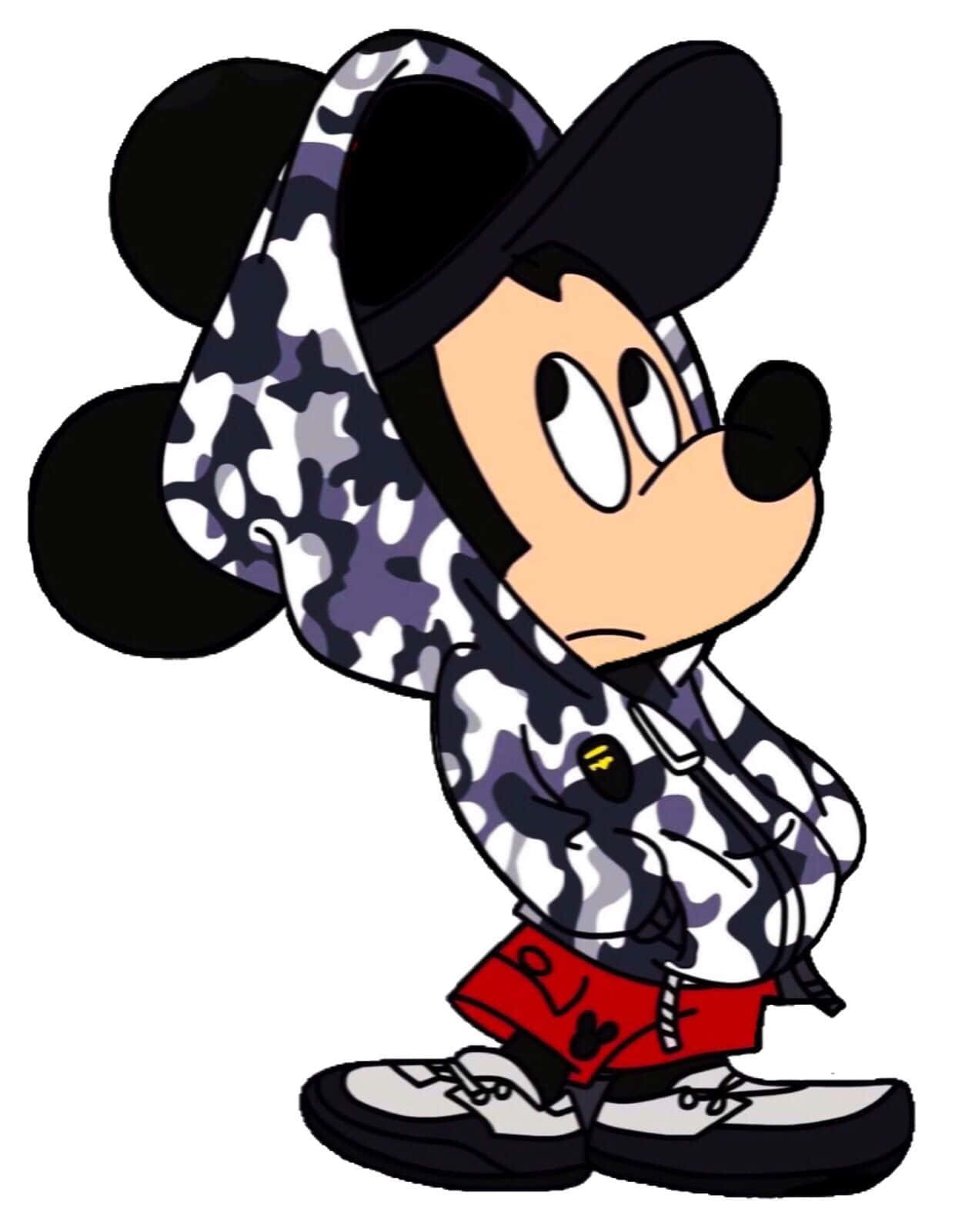 1250x1600 Download Mickey Mouse is cool in this wallpaper Wallpaper, Phone