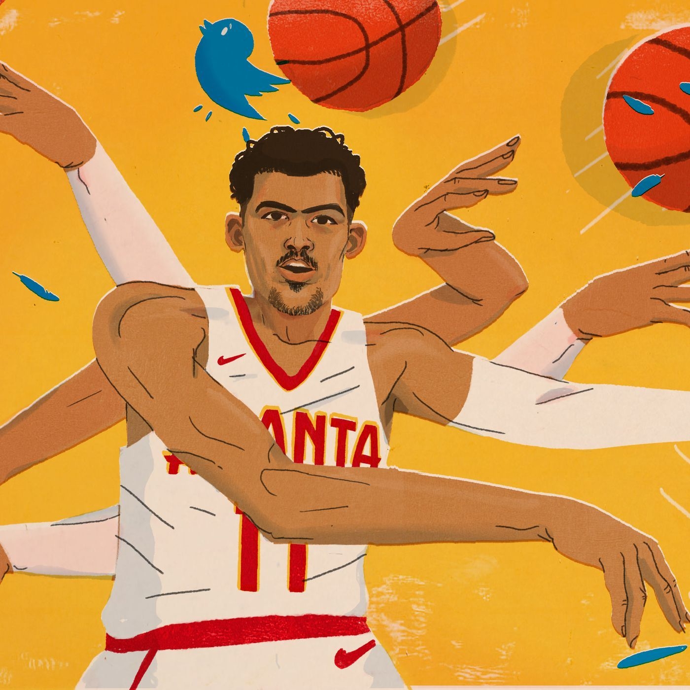 1400x1400 Trae Young Is Passing With Flying Colors, Phone