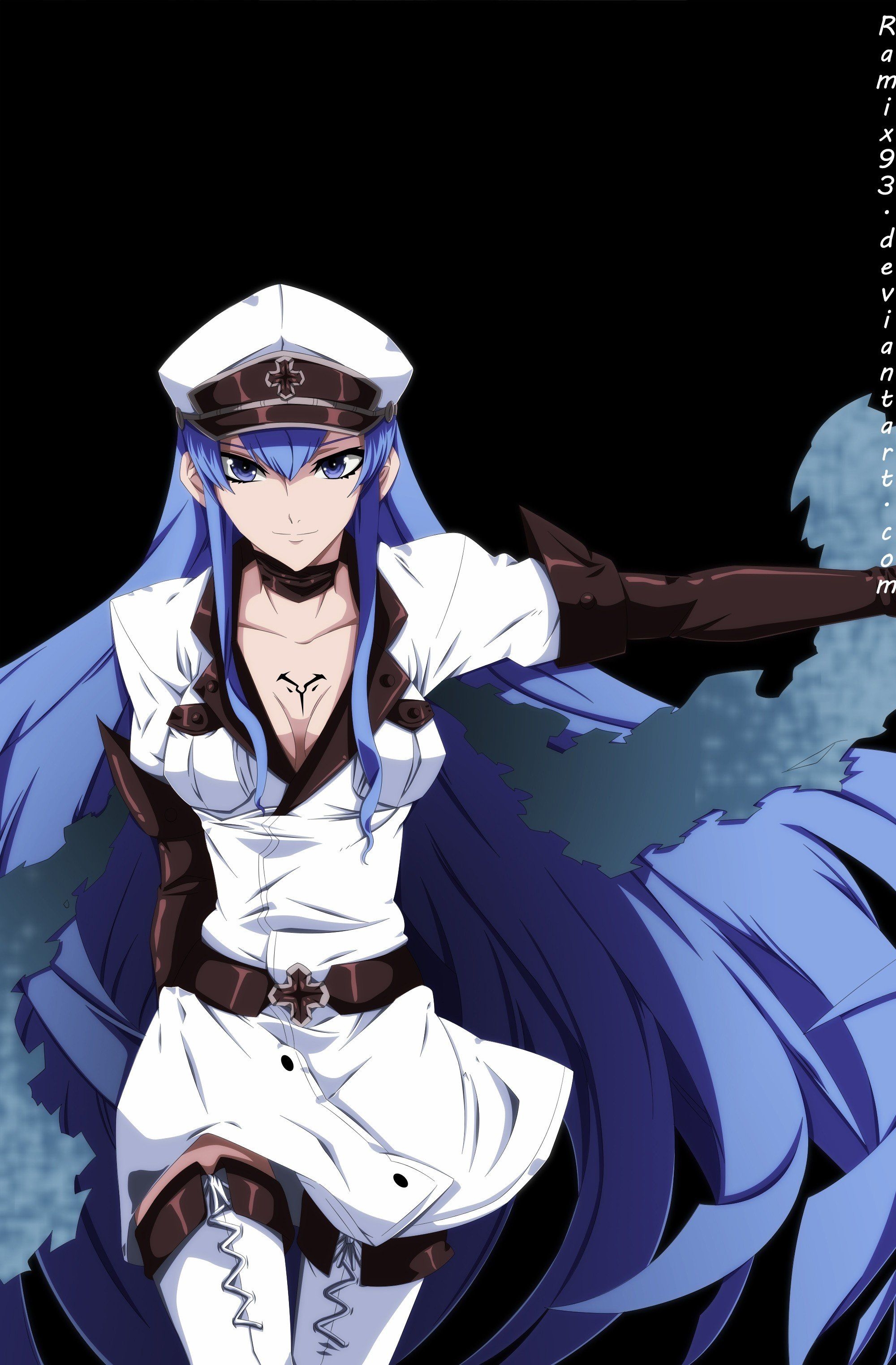 2000x3050 Akame ga Kill!, Esdeath Wallpaper HD / Desktop and Mobile Background, Phone