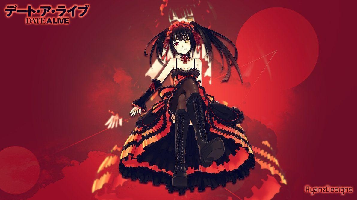 1200x670 Wallpaper Kurumi Tokisaki by KuroOkamiDesigns. Date A Live, Desktop