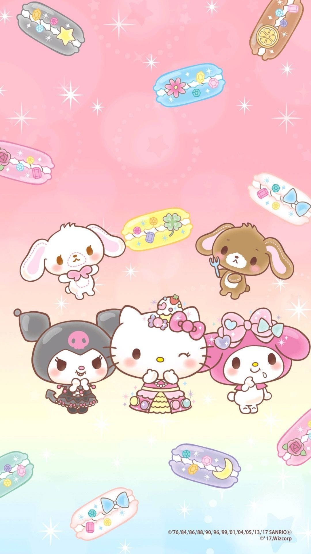 1080x1920 Download My Melody And Hello Kitty, Phone