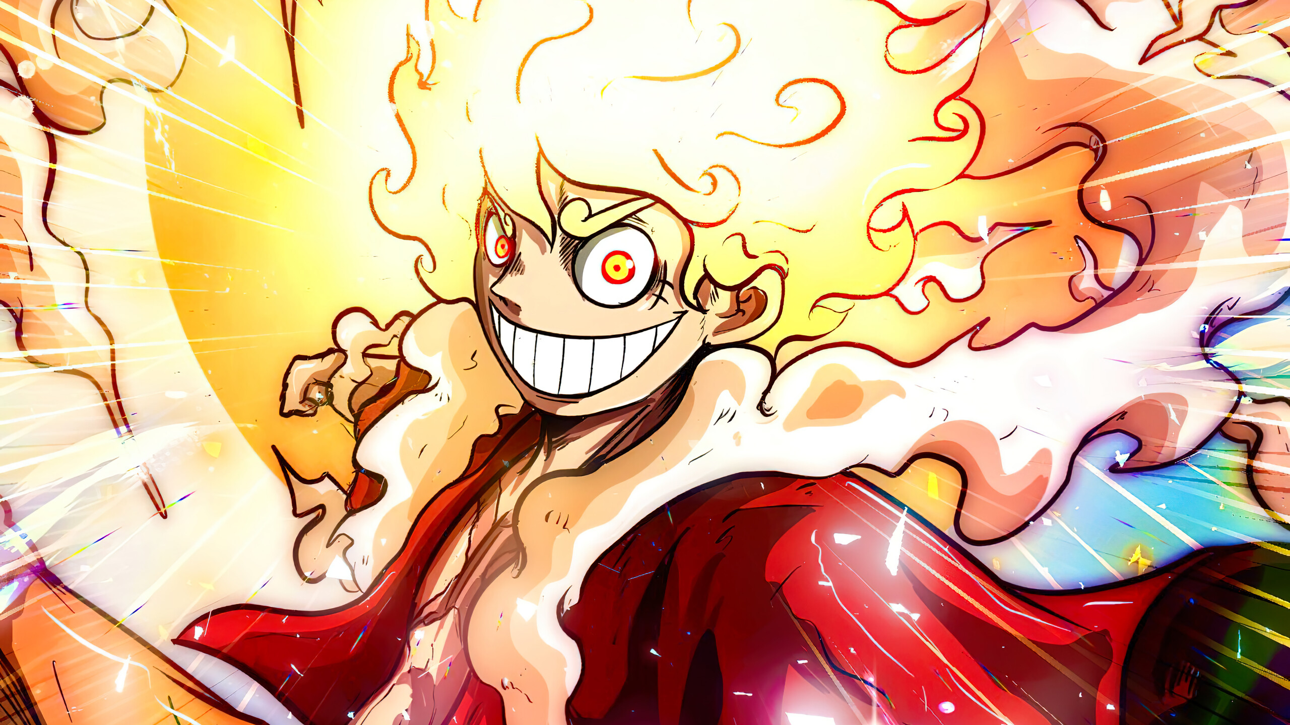 2560x1440 Luffy Boy, Sun God Nika, Desktop