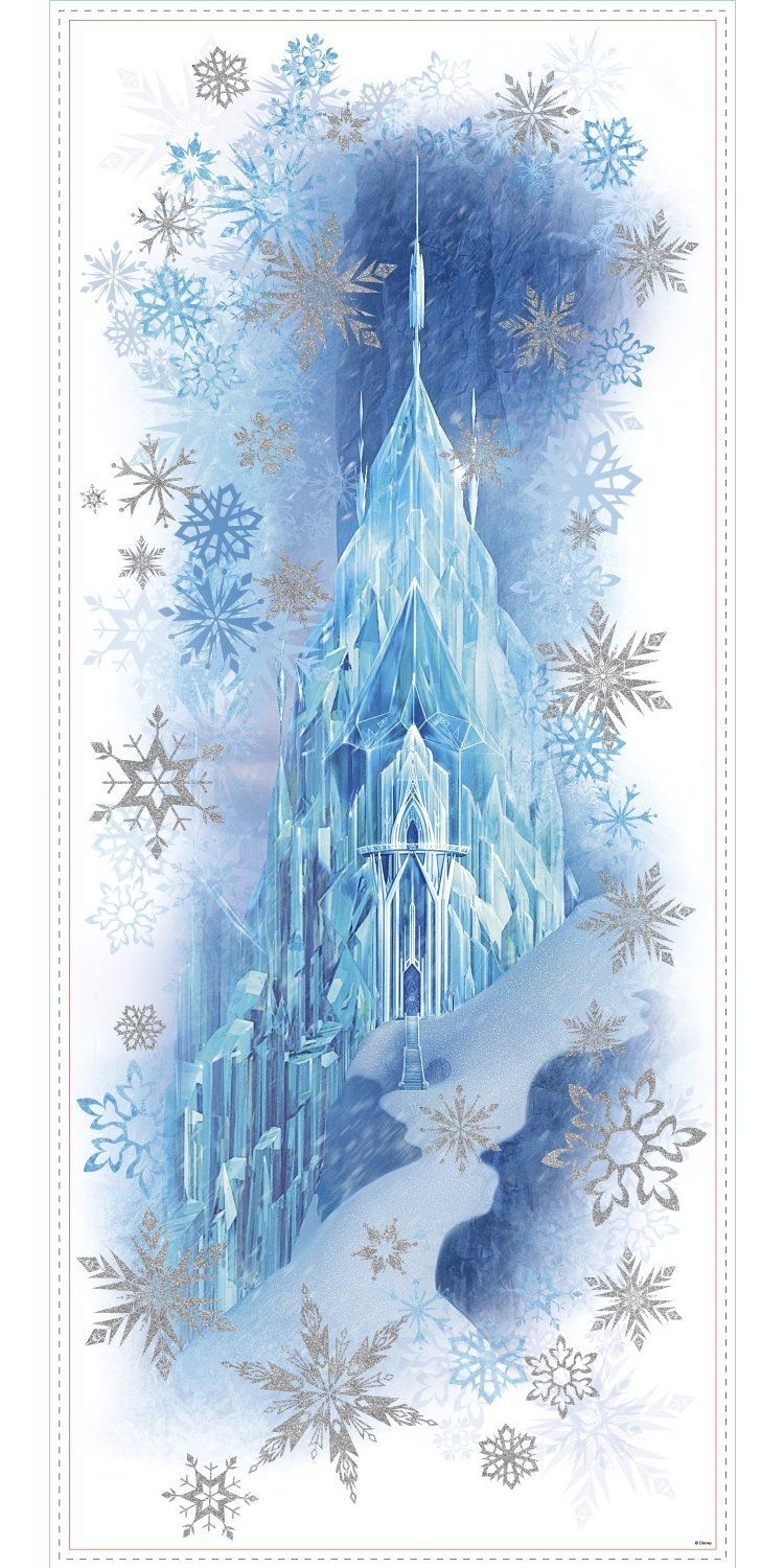 750x1500 RoomMates QVC0001TB Frozen Character Ice Palace Wall Decal Set. Disney Frozen Elsa, Disney Princess Wallpaper, Disney Princess Frozen, Phone