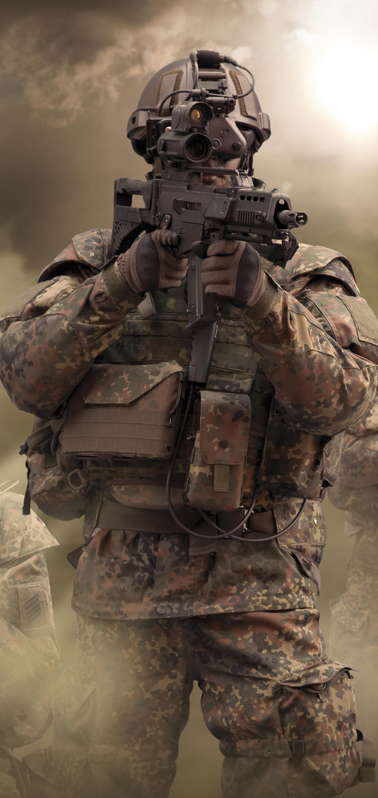 1440x3040 Military Soldier () Wallpaper, Phone