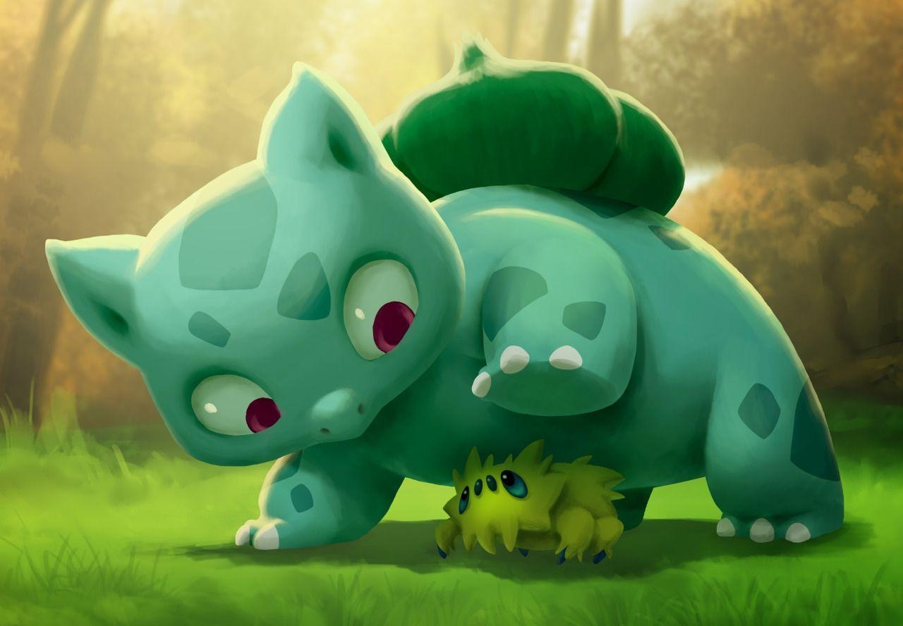 1280x890 Bulbasaur and Joltik. Pokémon, Desktop