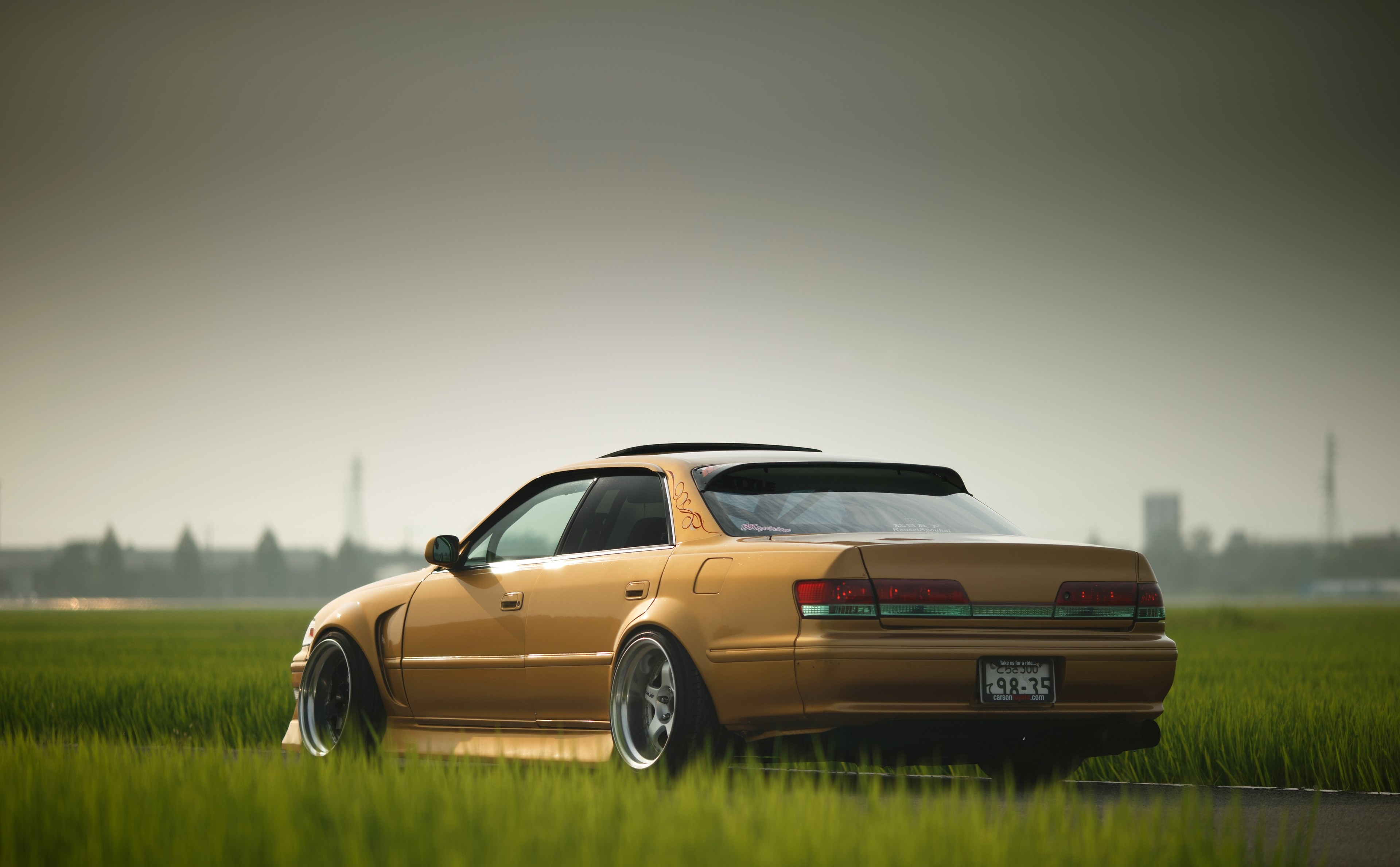 3840x2380 Jzx100 Toyota Mark Ii Custom Made Gold JDM Japanese Cars Wallpaper:, Desktop