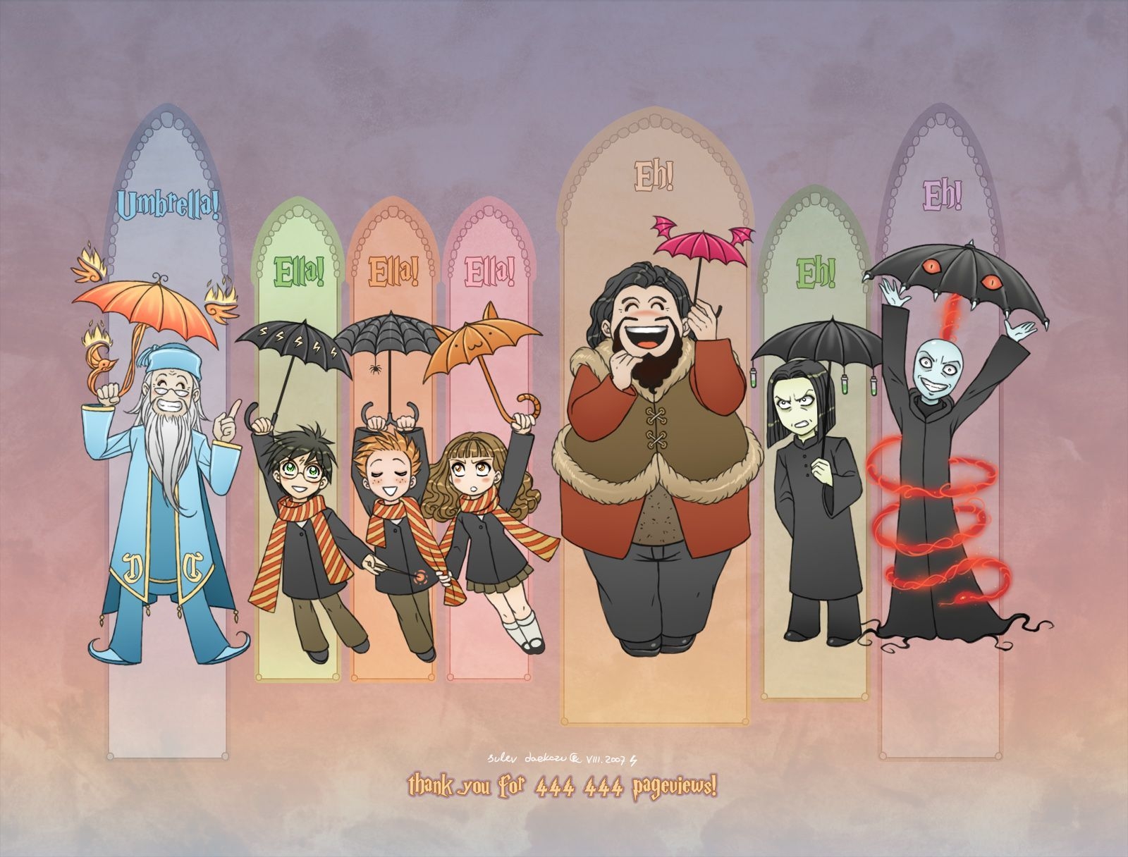 1600x1220 Cute Harry Potter Fan Art Wallpaper, Desktop