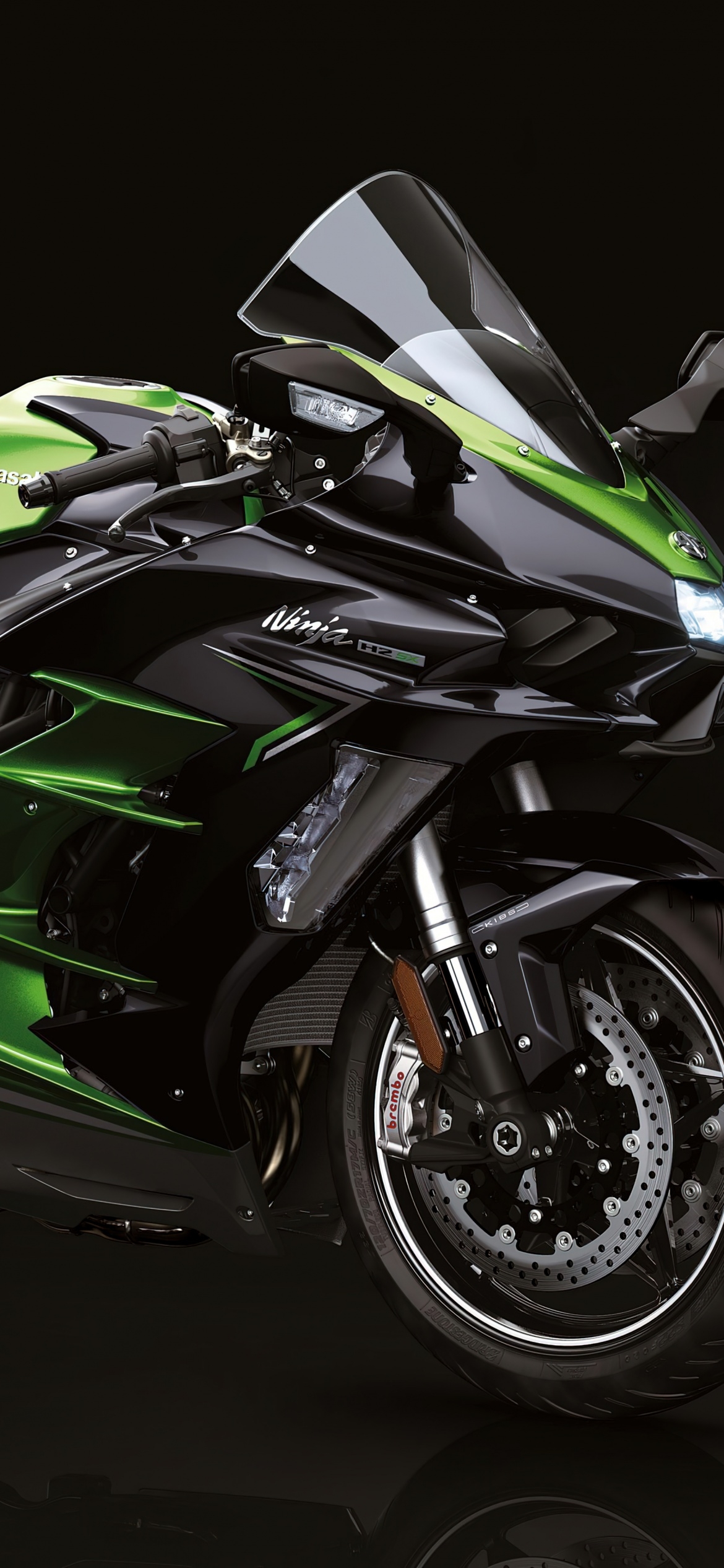 1170x2540 Kawasaki Ninja H2 SX Wallpaper 4K, 5K, Phone