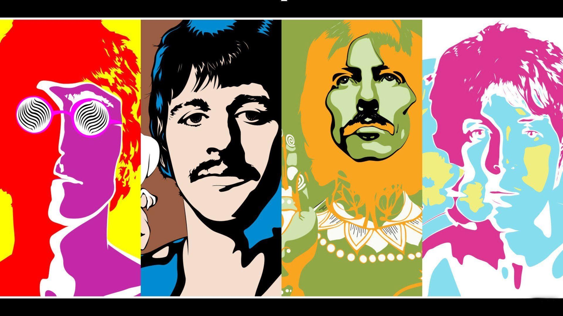 1920x1080 Kumpulan John Lennon The Beatles 4k HD Wallpaper, Desktop